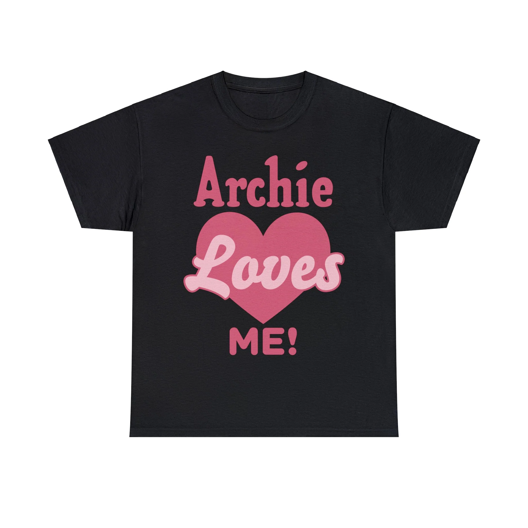 Archie Loves Me! Graphic T-Shirt (Unisex Heavy Cotton Tee) featuring Archie, Betty, and Veronica - Image 9