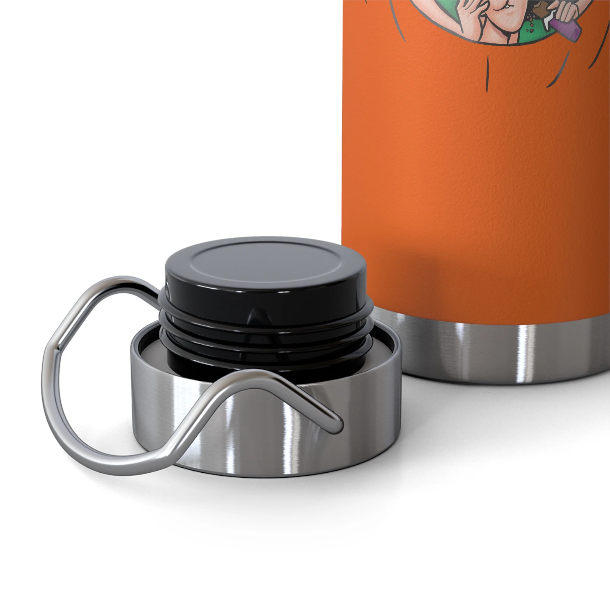 Archie-O-Lantern Copper Vacuum Insulated Bottle (22oz) featuring Archie, Betty, Veronica, and Jughead - Image 5