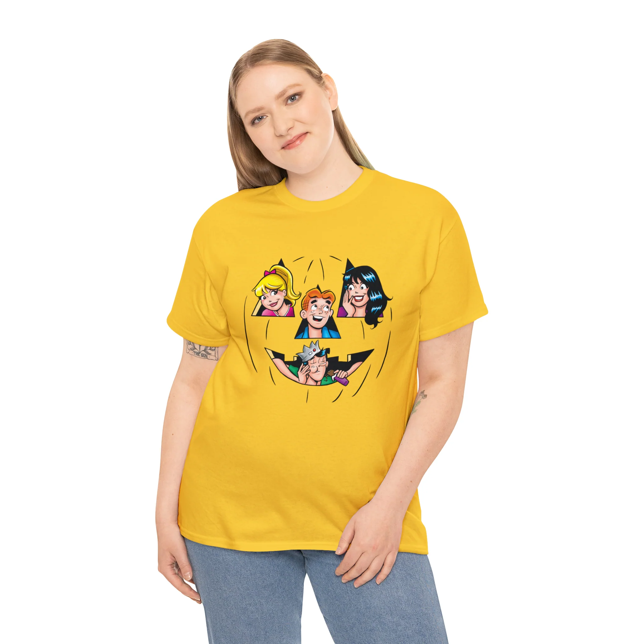 Archie-O-Lantern Graphic Tees (Unisex Heavy Cotton Tee) featuring Archie, Betty, Veronica, and Jughead - Image 29
