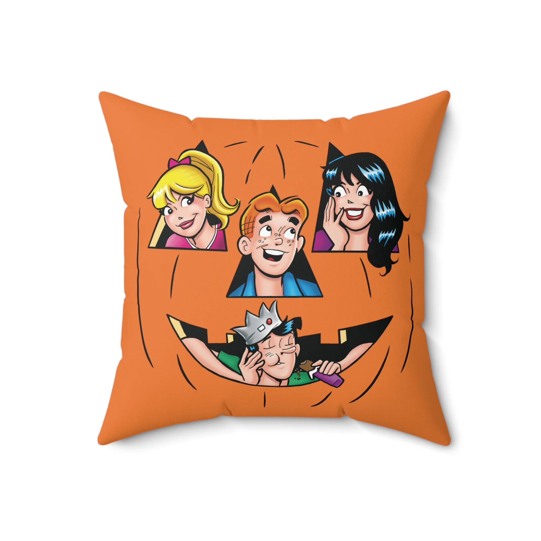 Archie-O-Lantern Spun Polyester Square Pillow - Image 11