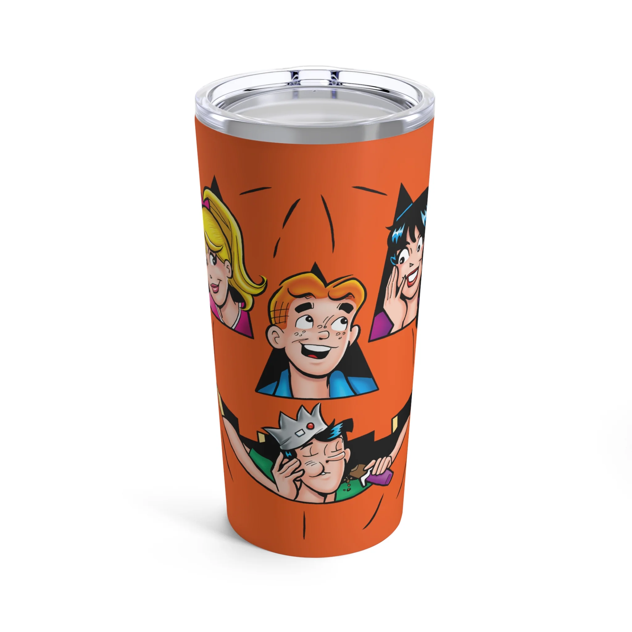 Archie-O-Lantern Stainless Steal Tumbler 20oz Featuring Archie, Betty, Veronica, and Jughead