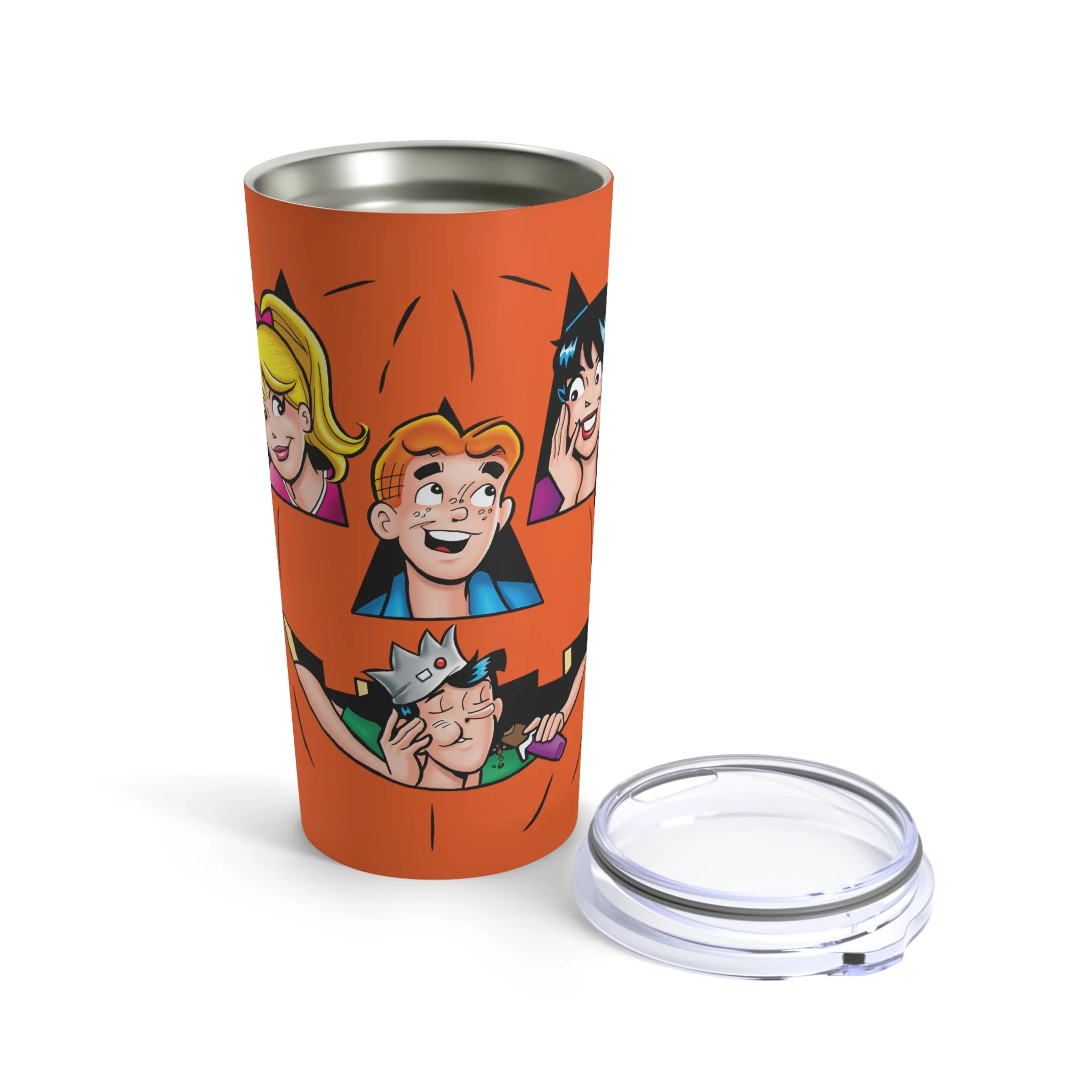 Archie-O-Lantern Stainless Steal Tumbler 20oz Featuring Archie, Betty, Veronica, and Jughead - Image 5