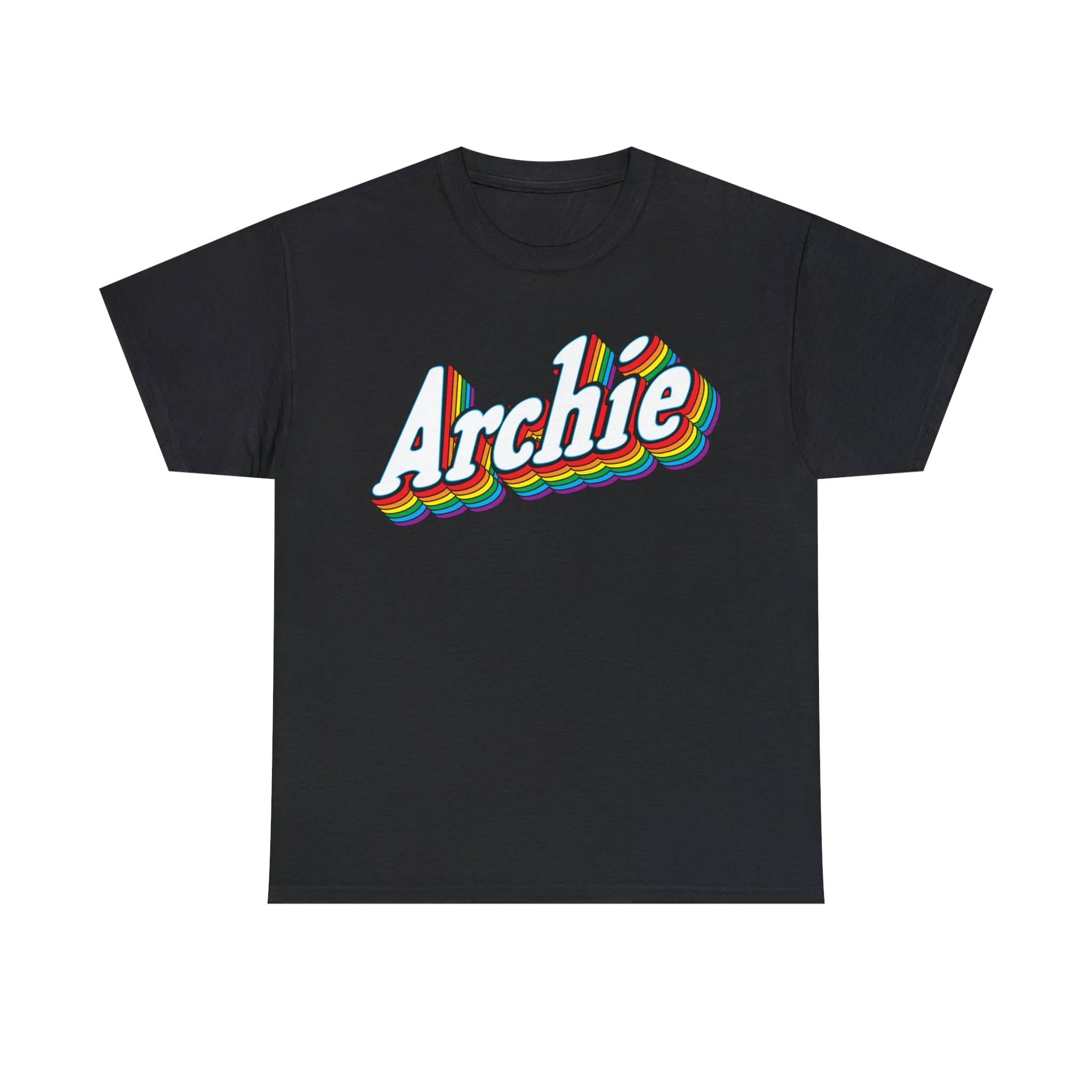 Archie Prism Logo Design Graphic Tee (Unisex Heavy Cotton Tee) - Image 13