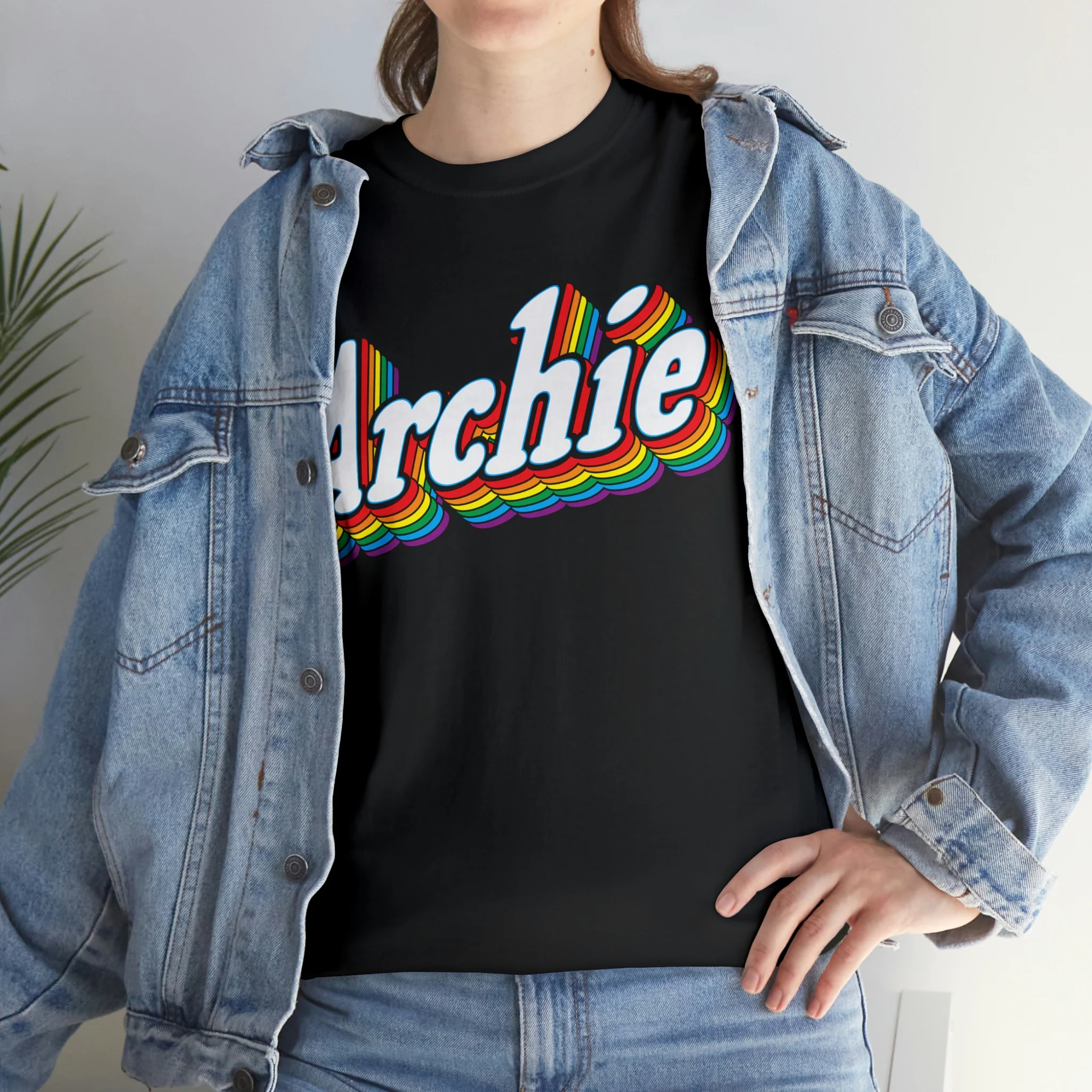 Archie Prism Logo Design Graphic Tee (Unisex Heavy Cotton Tee) - Image 21
