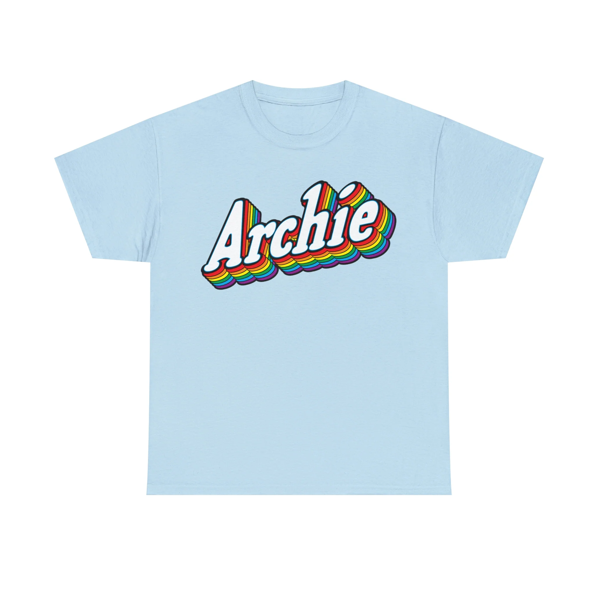 Archie Prism Logo Design Graphic Tee (Unisex Heavy Cotton Tee) - Image 73