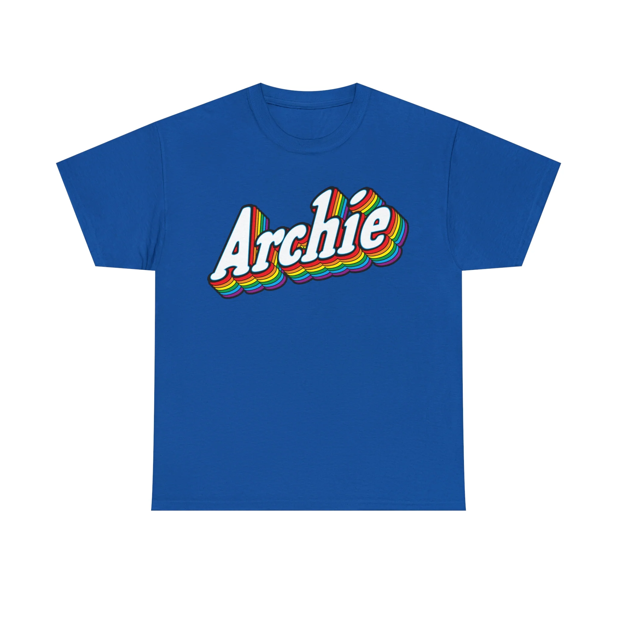 Archie Prism Logo Design Graphic Tee (Unisex Heavy Cotton Tee) - Image 97