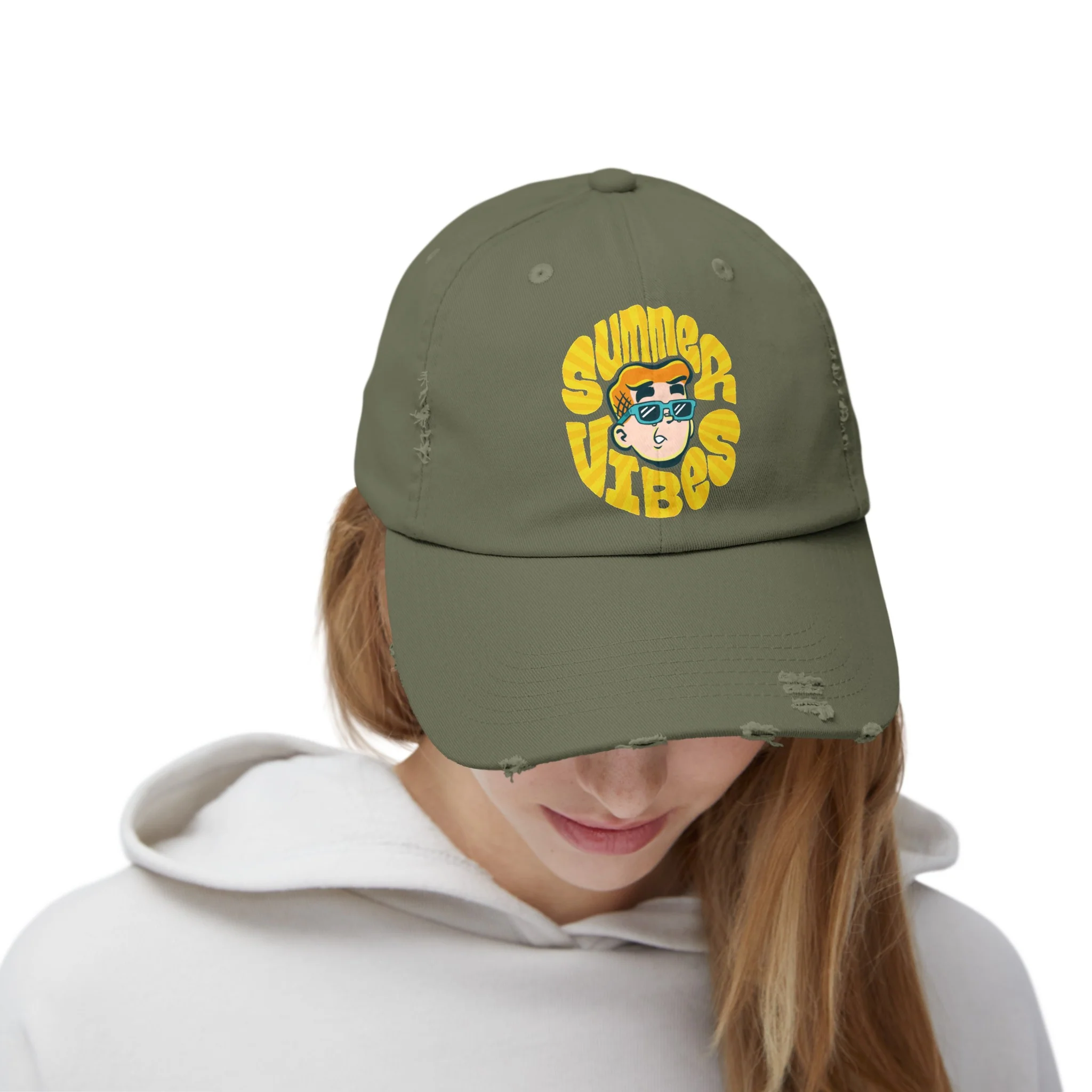 Archie Summer Vibes Unisex Distressed Hat (Baseball Cap Featuring Archie Andrews - Image 17