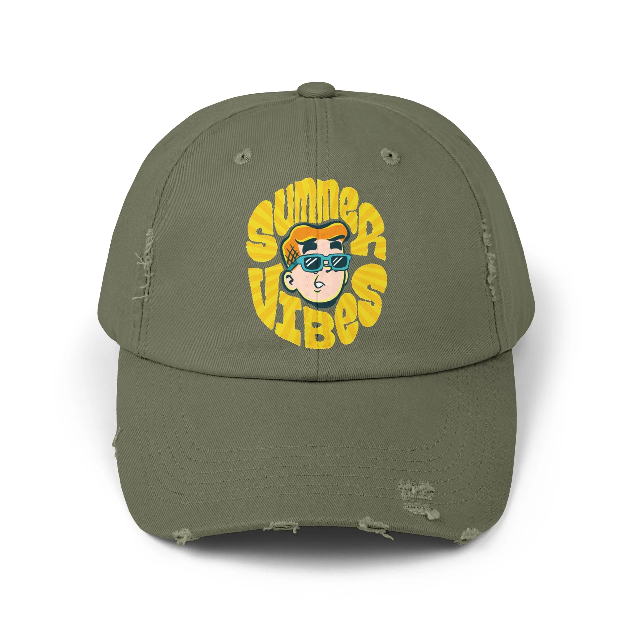Archie Summer Vibes Unisex Distressed Hat (Baseball Cap Featuring Archie Andrews - Image 4