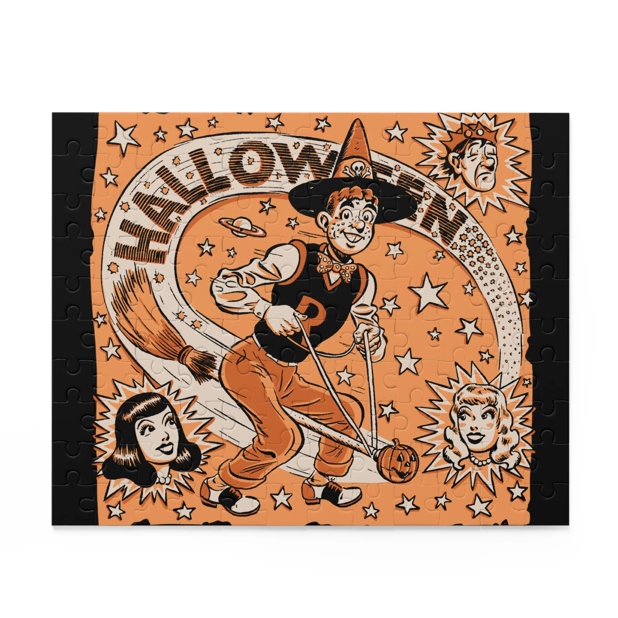 Archie Vintage Halloween Puzzle (120, 252, 500-Piece) featuring Archie, Betty, Veronica, and Jughead - Image 3