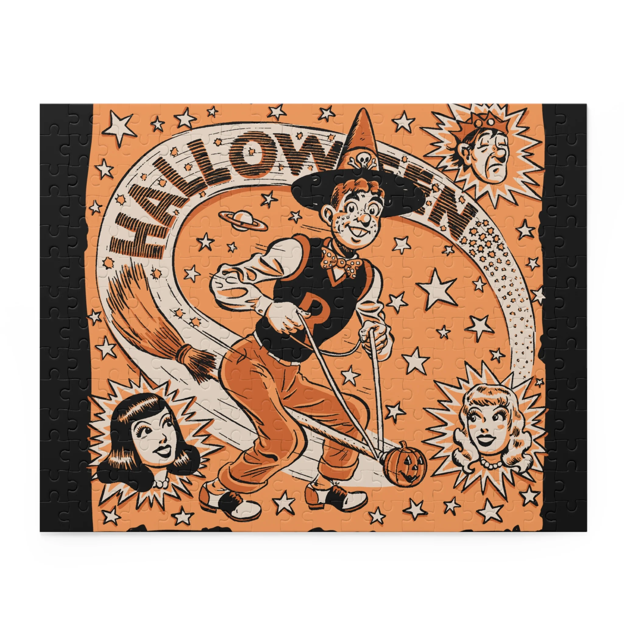Archie Vintage Halloween Puzzle (120, 252, 500-Piece) featuring Archie, Betty, Veronica, and Jughead - Image 4