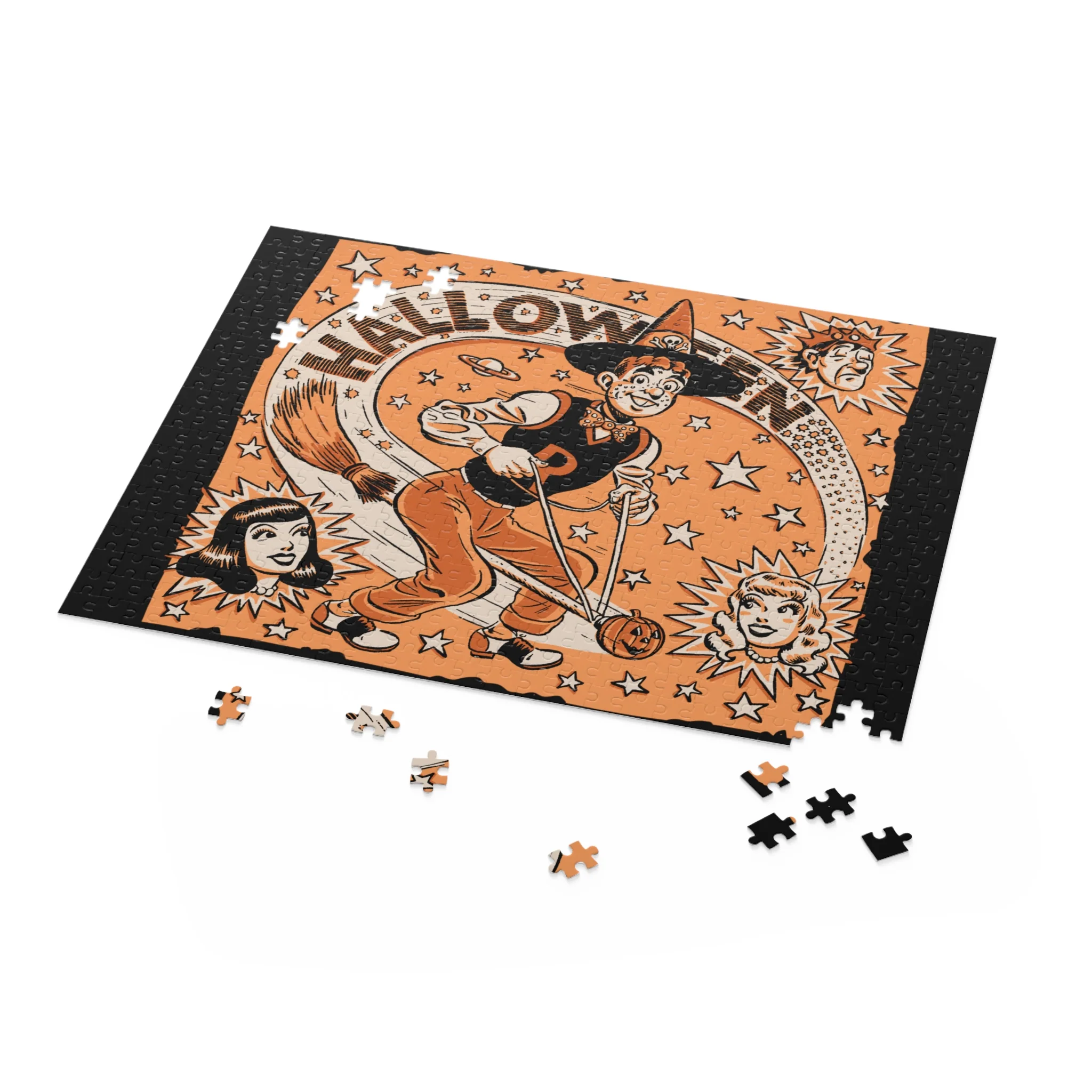 Archie Vintage Halloween Puzzle (120, 252, 500-Piece) featuring Archie, Betty, Veronica, and Jughead - Image 6