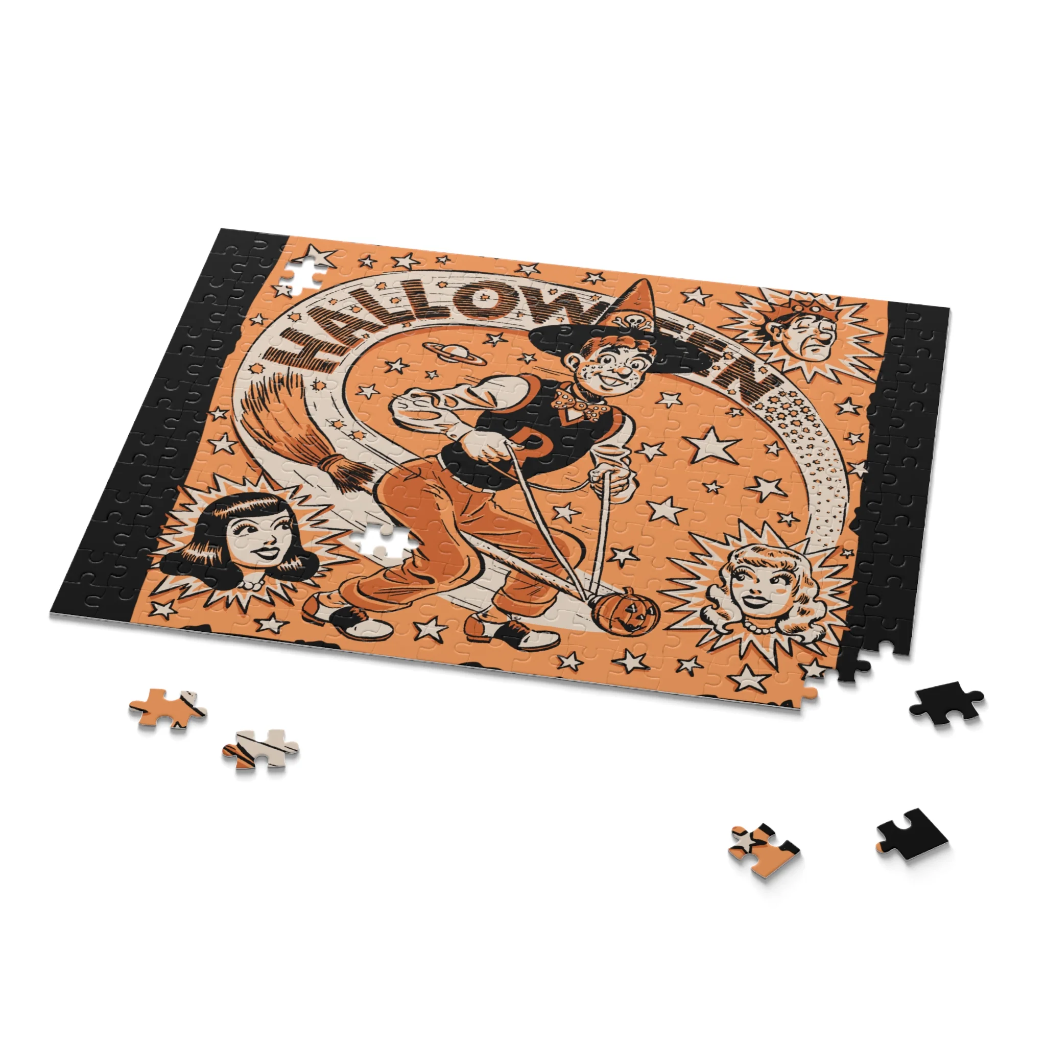 Archie Vintage Halloween Puzzle (120, 252, 500-Piece) featuring Archie, Betty, Veronica, and Jughead - Image 9