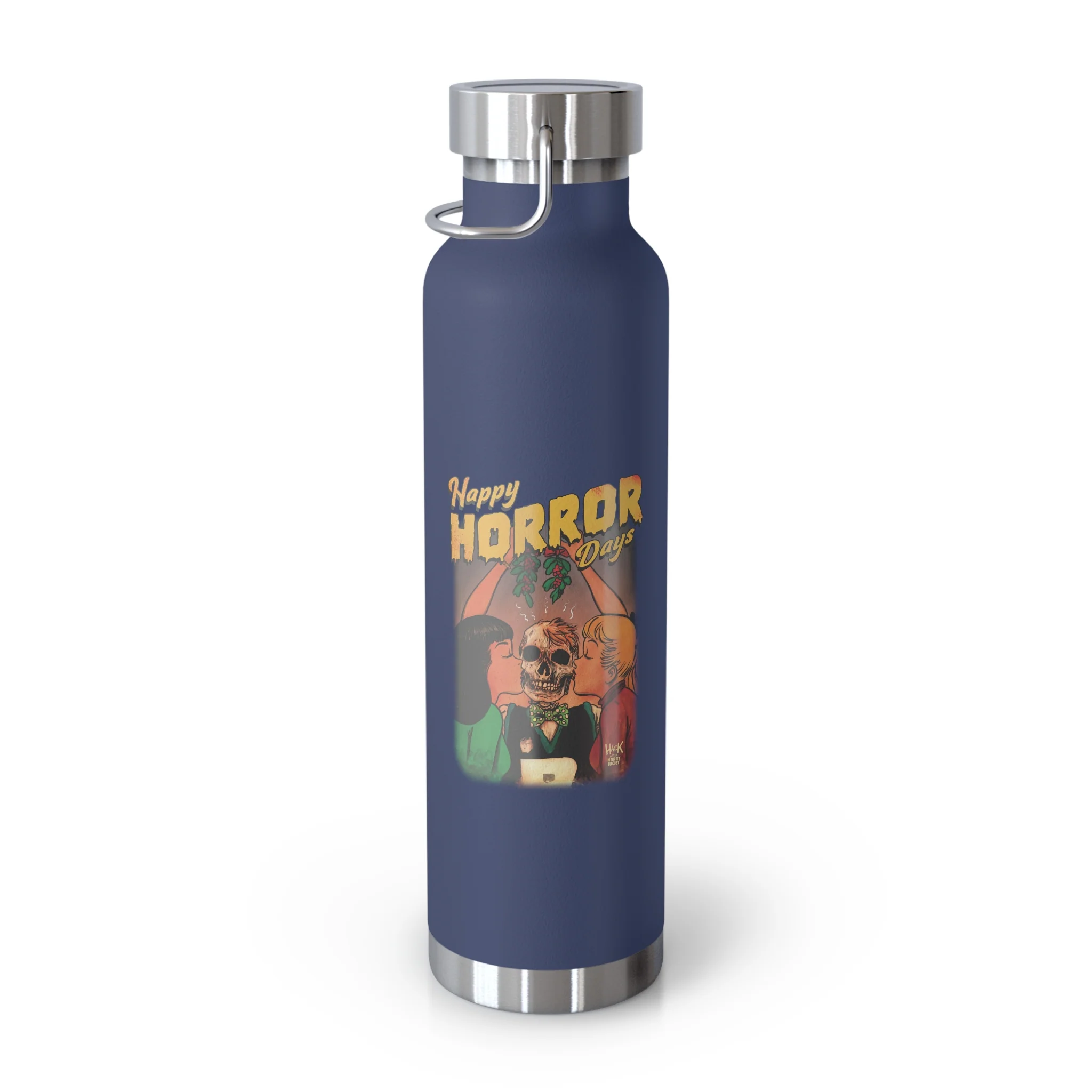 Happy Horror Days Love Triangle Copper Vacuum Insulated Bottle (22oz) featuring Archie, Betty, and Veronica - Image 11