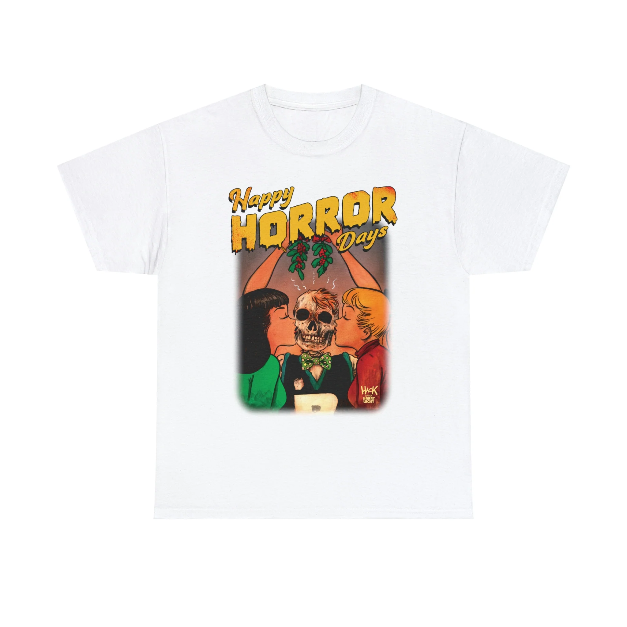 Happy Horror Days Love Triangle Graphic Tee (Unisex Heavy Cotton Tee) featuring Archie, Betty, and Veronica - Image 12