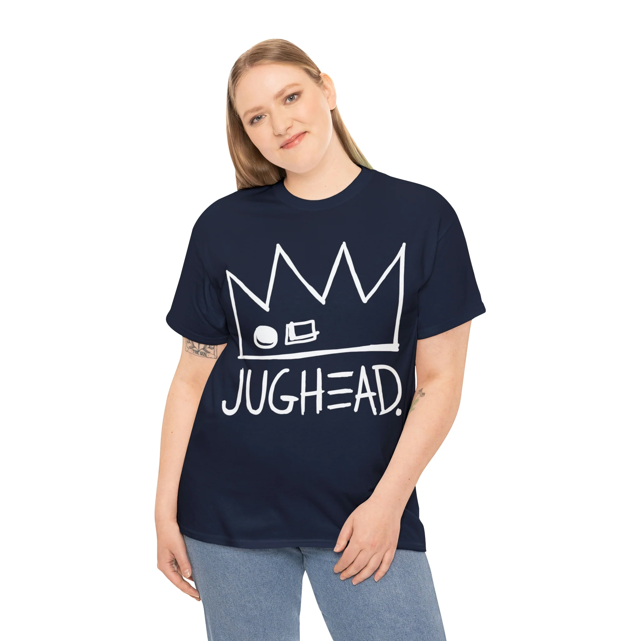 Jughead Jones from Archie Comics Crown T-Shirt (Unisex Heavy Cotton Tee) - Image 92