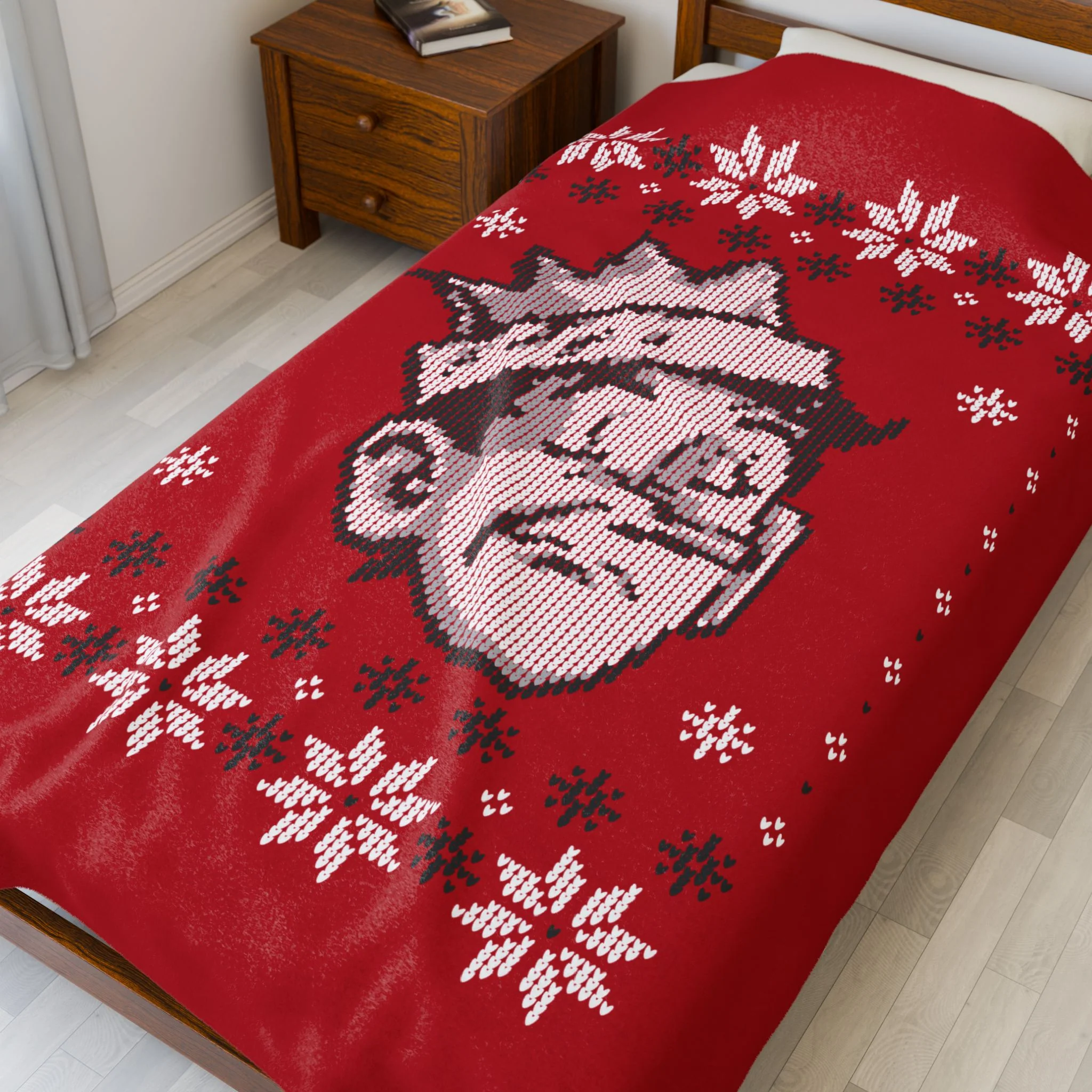 Jughead Jones Holiday Sweater Design Velveteen Plush Blanket (Available in 3 Sizes) - Image 11