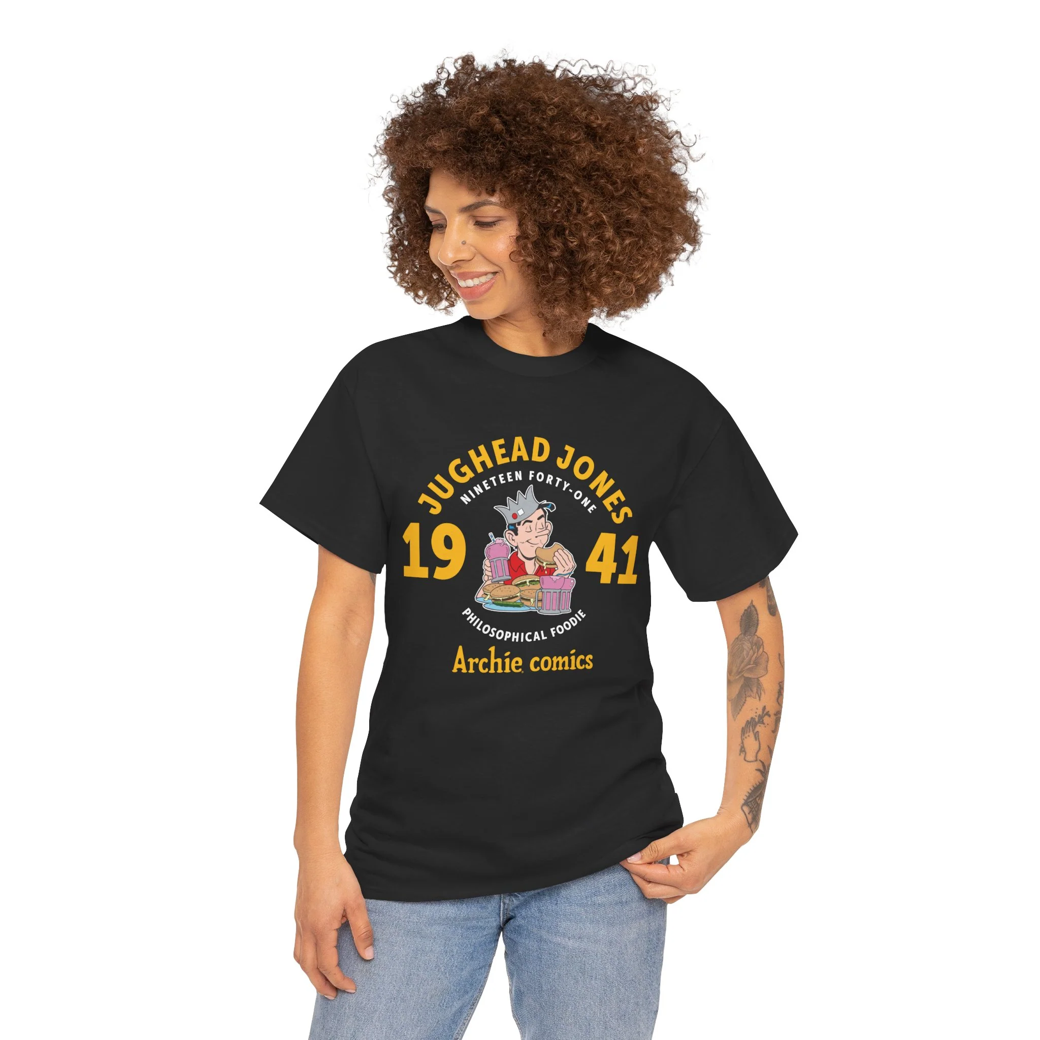 Jughead Jones Since 1941 Design Graphic Tee (Unisex Heavy Cotton Tee) - Image 9