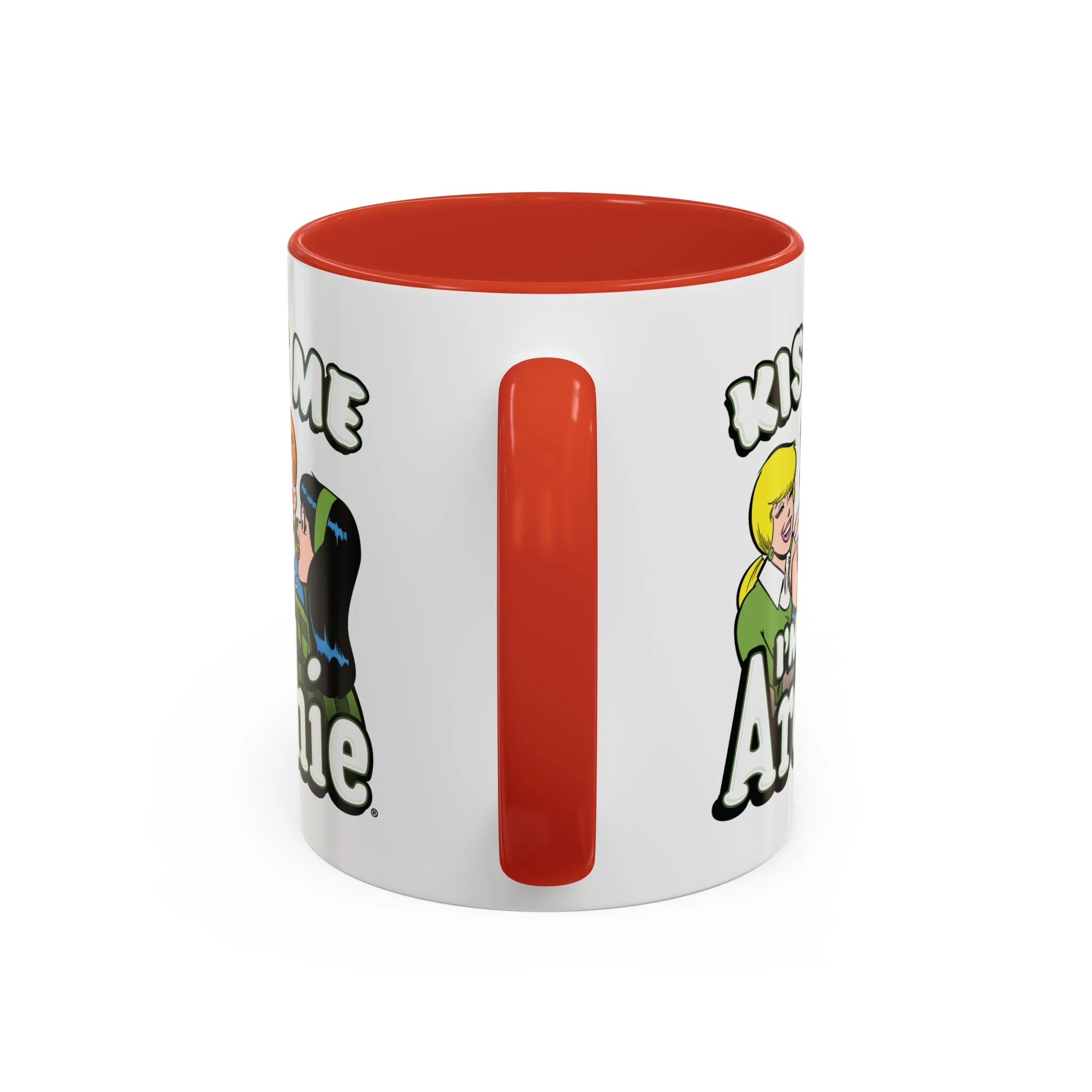 Kiss Me I'm Archie Design Accent Coffee Mug (11oz or 15oz) featuring Archie, Betty, and Veronica - Image 20