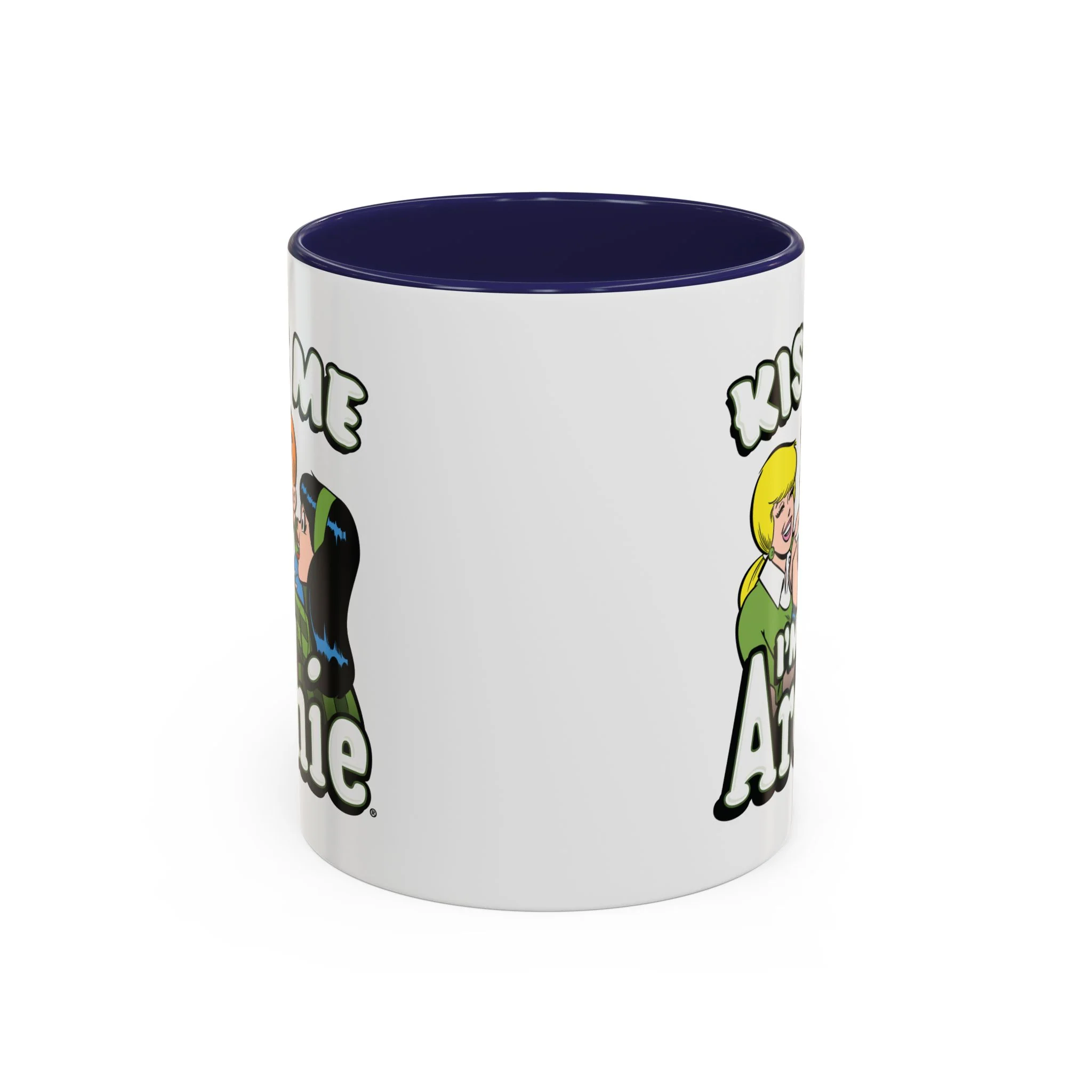 Kiss Me I'm Archie Design Accent Coffee Mug (11oz or 15oz) featuring Archie, Betty, and Veronica - Image 3