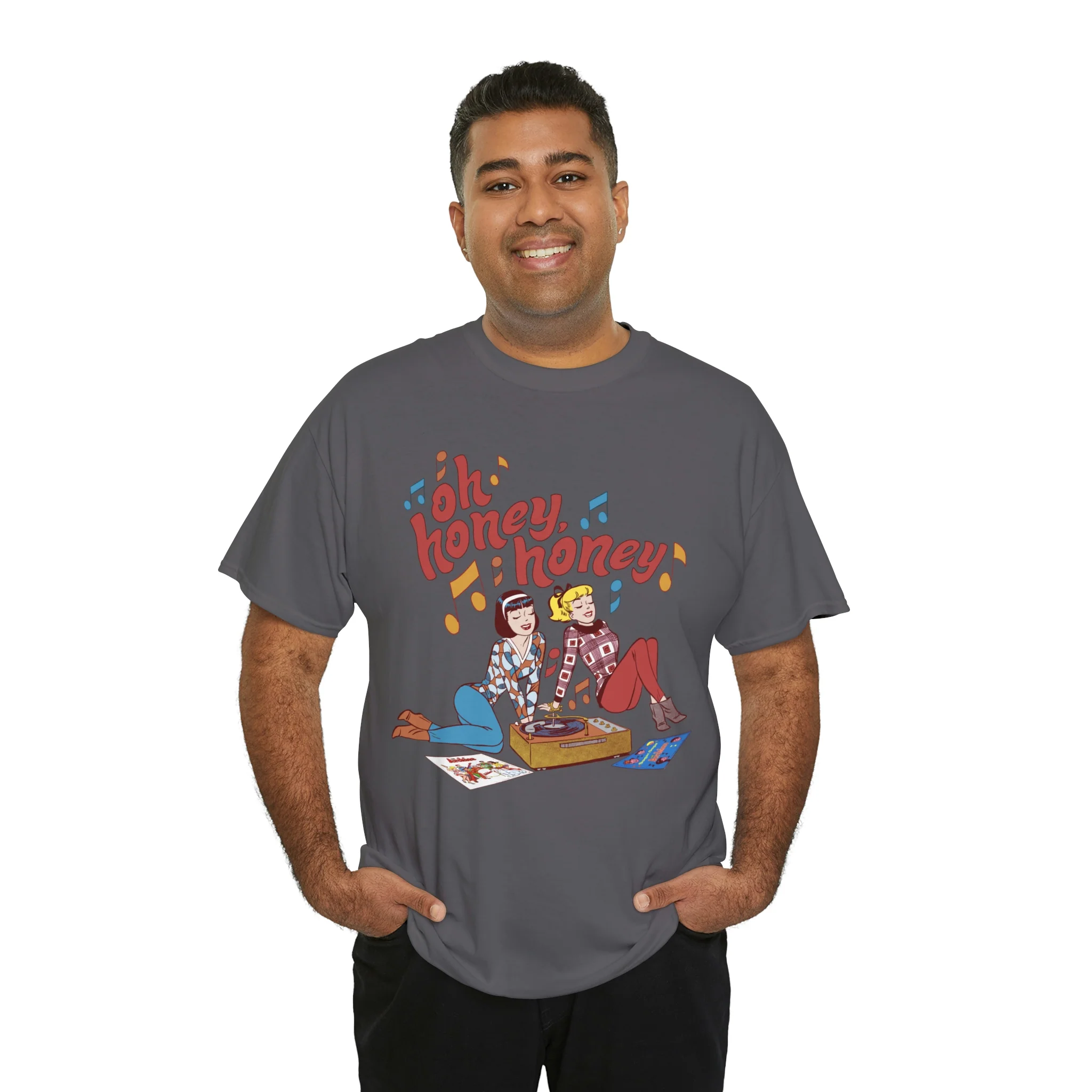 Oh Honey Honey Graphic Tee (Unisex Heavy Cotton Tee) featuring Betty and Veronica - Image 92