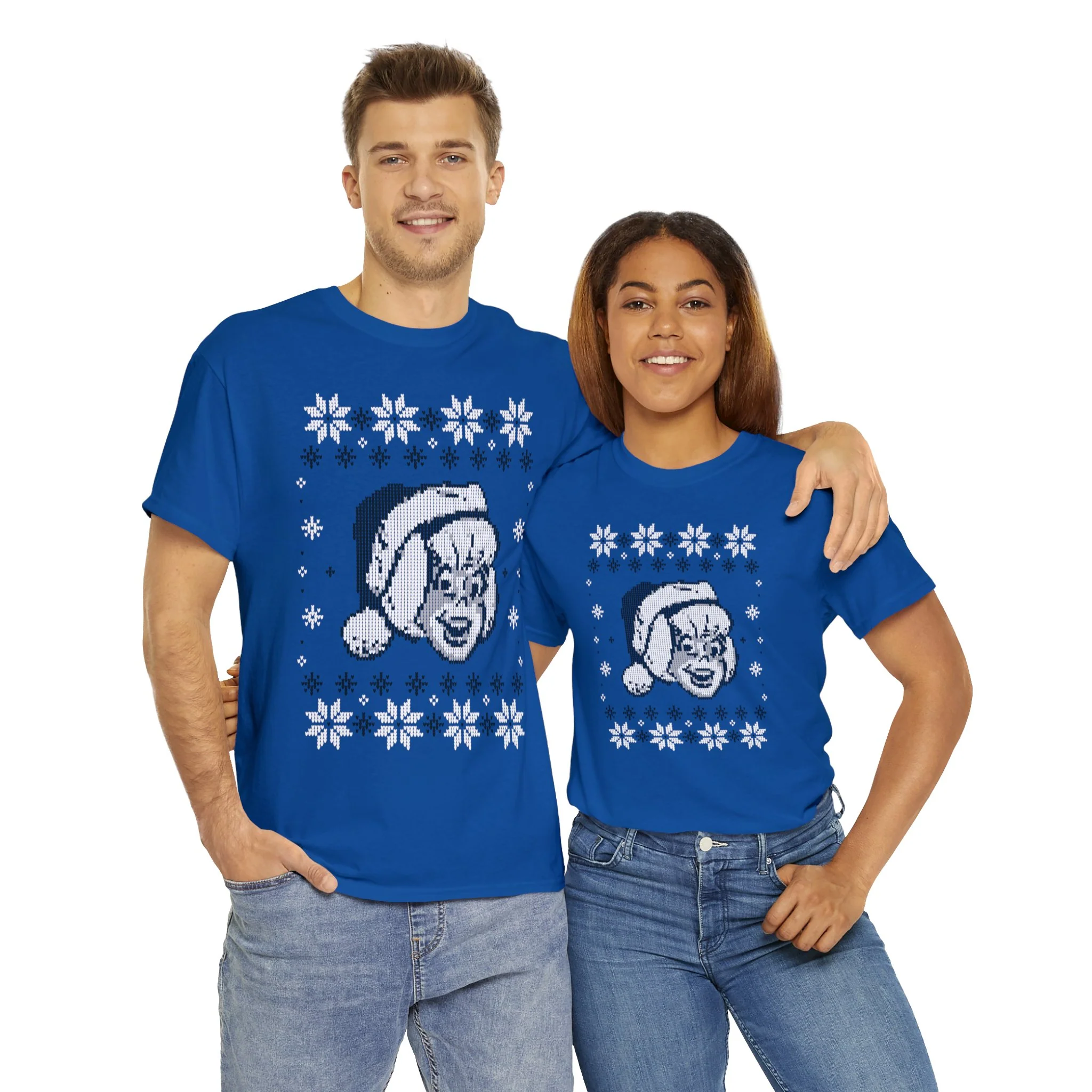 Sabrina the Teenage Witch Holiday Sweater Design Graphic Tee (Unisex Heavy Cotton Tee) - Image 19