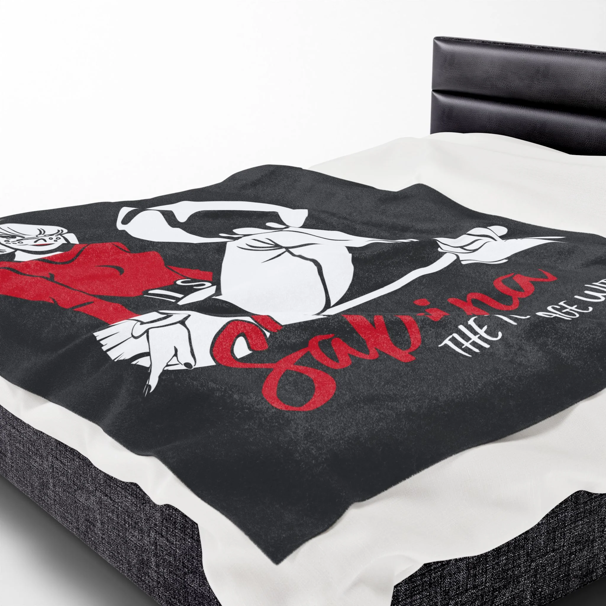 Sabrina The Teenage Witch on Broom Design Velveteen Plush Blanket (Available in 3 Sizes) - Image 12