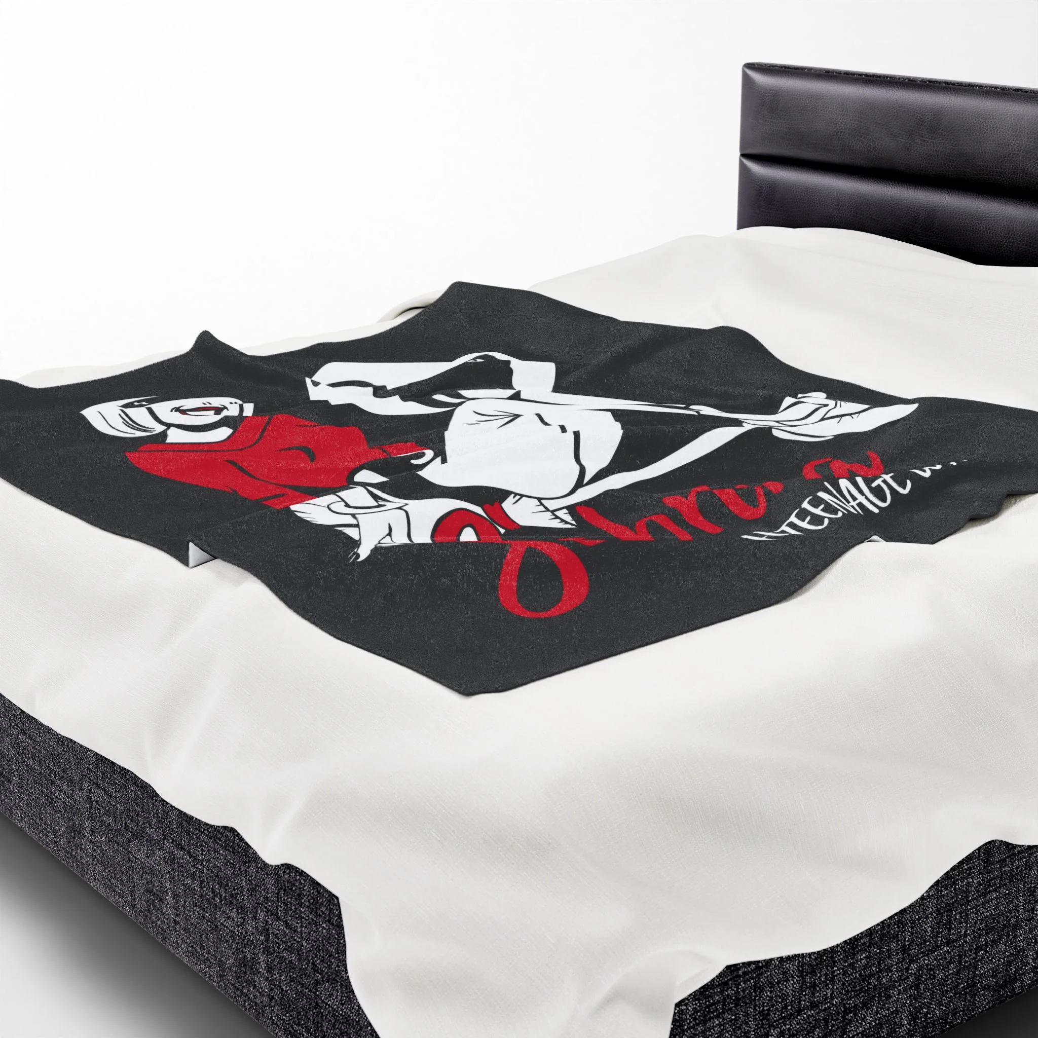 Sabrina The Teenage Witch on Broom Design Velveteen Plush Blanket (Available in 3 Sizes) - Image 9