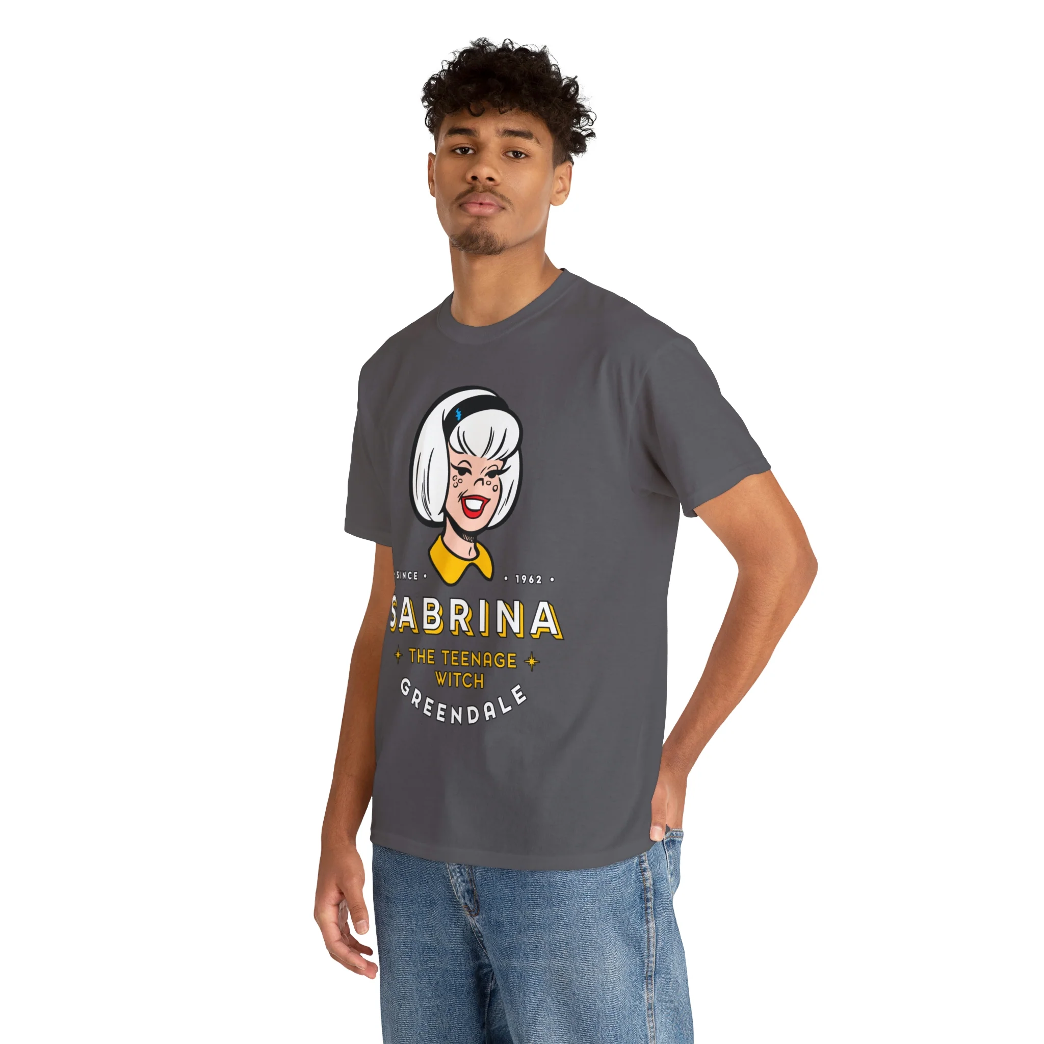 Sabrina the Teenage Witch Since 1962 Graphic Tee (Unisex Heavy Cotton Tee) - Image 102