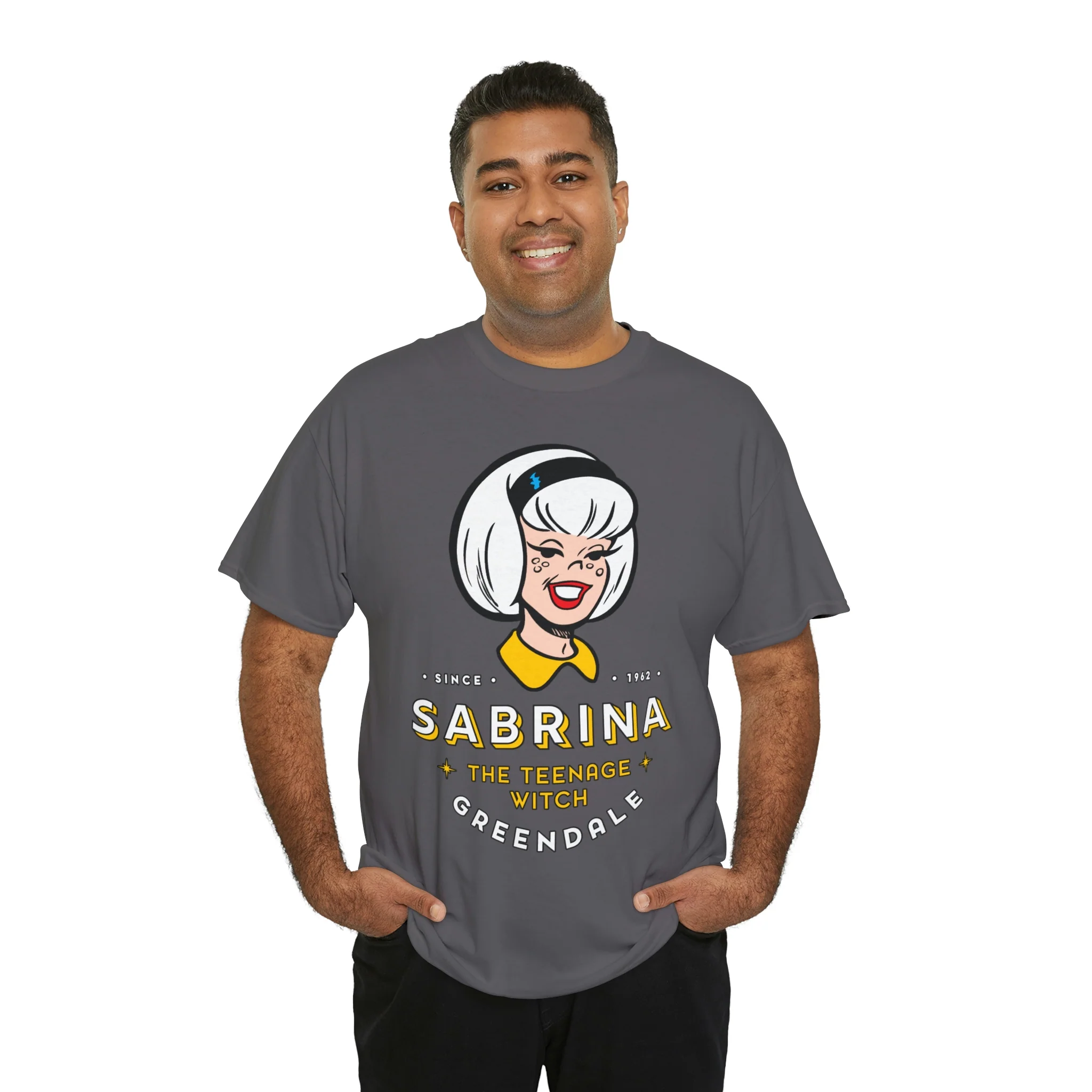 Sabrina the Teenage Witch Since 1962 Graphic Tee (Unisex Heavy Cotton Tee) - Image 104
