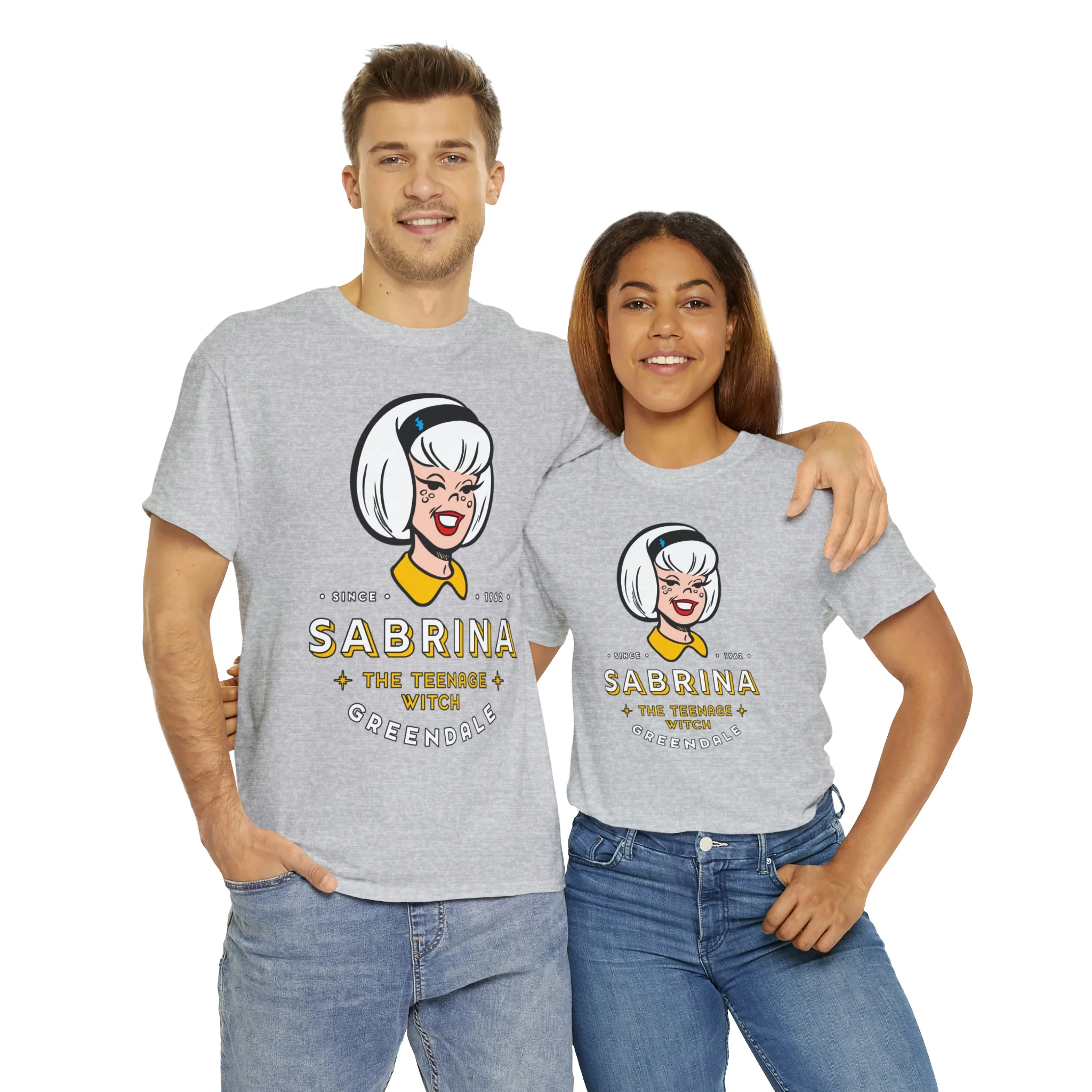 Sabrina the Teenage Witch Since 1962 Graphic Tee (Unisex Heavy Cotton Tee) - Image 46