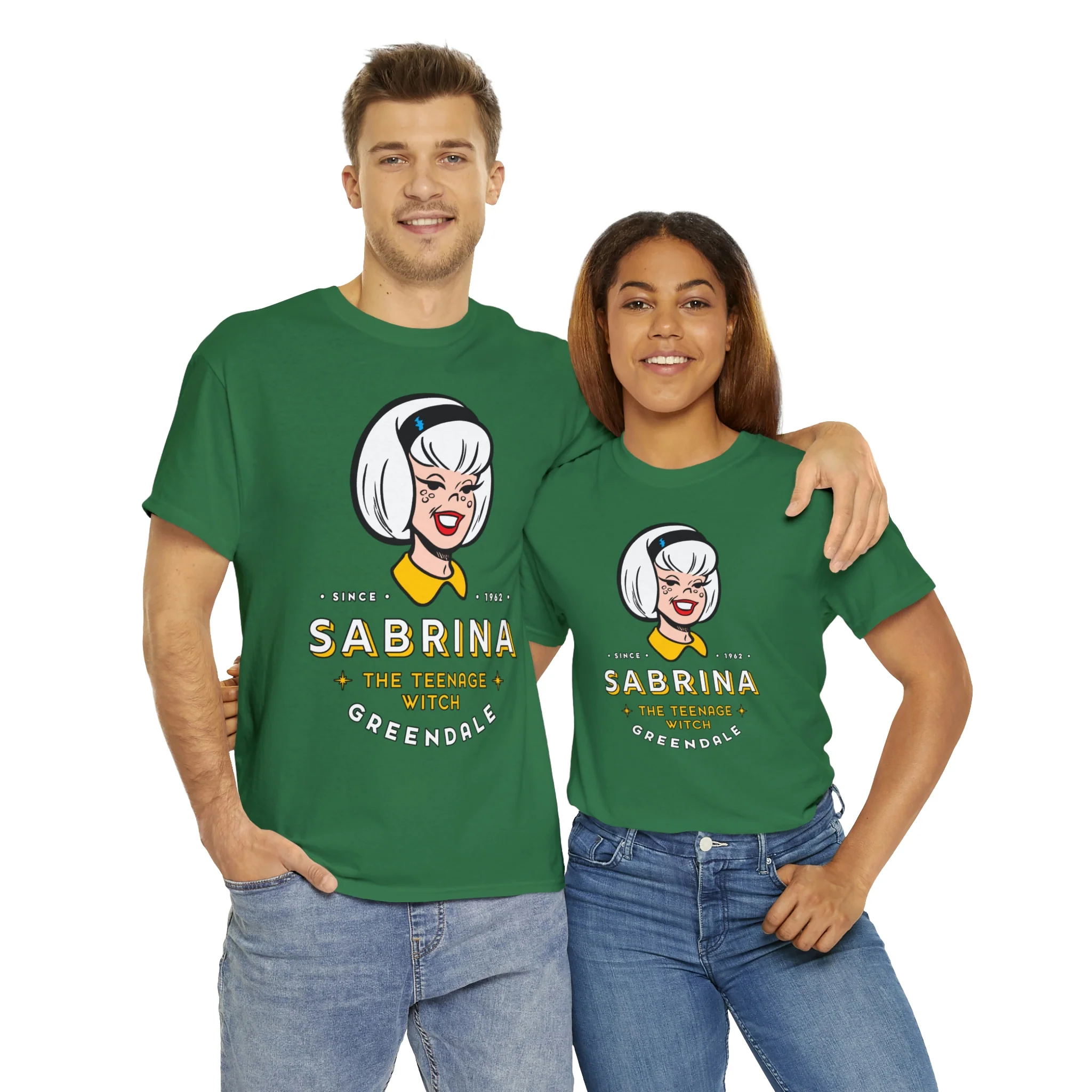 Sabrina the Teenage Witch Since 1962 Graphic Tee (Unisex Heavy Cotton Tee) - Image 70