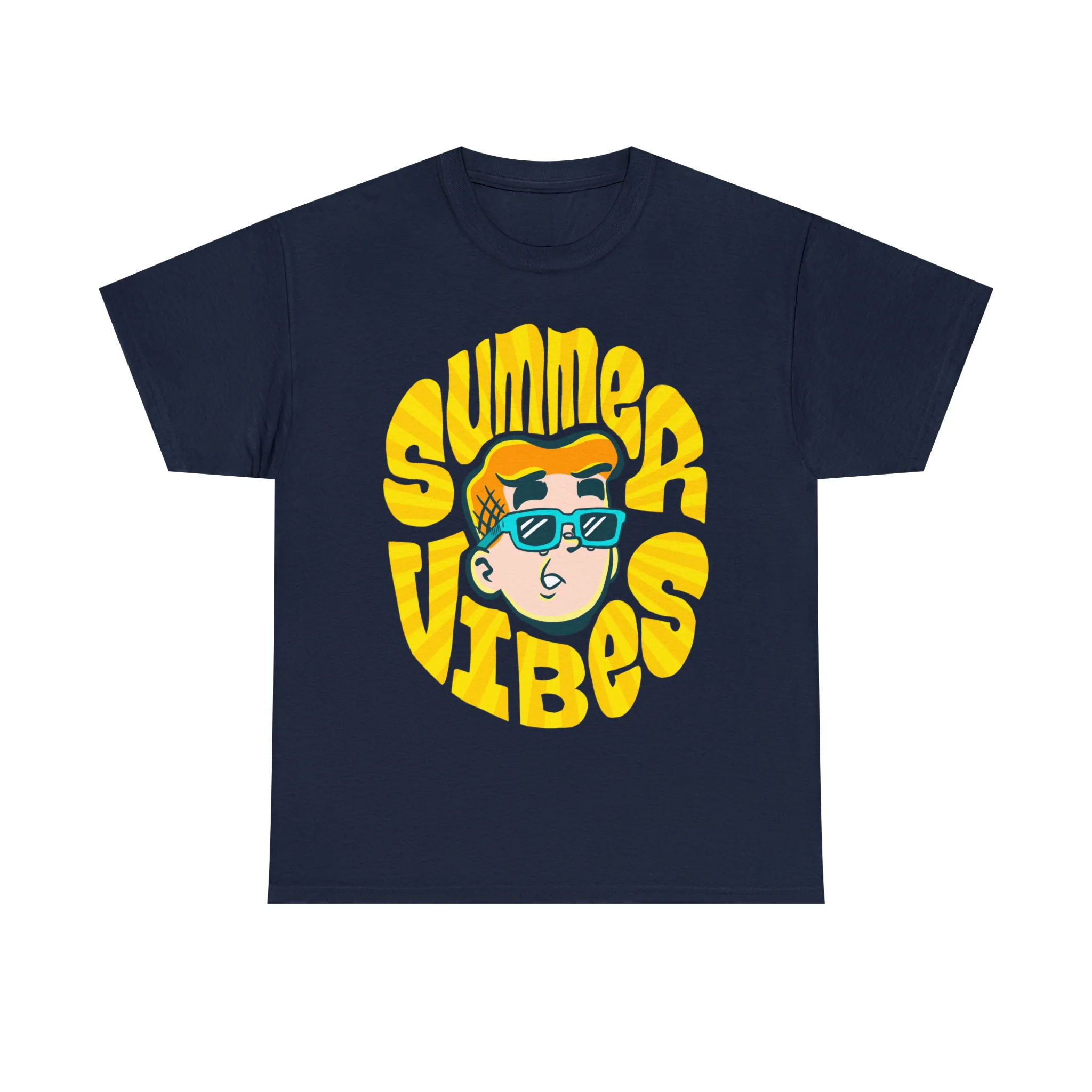 Summer Vibes Graphic Tee (Unisex Heavy Cotton Tee) featuring Archie - Image 7