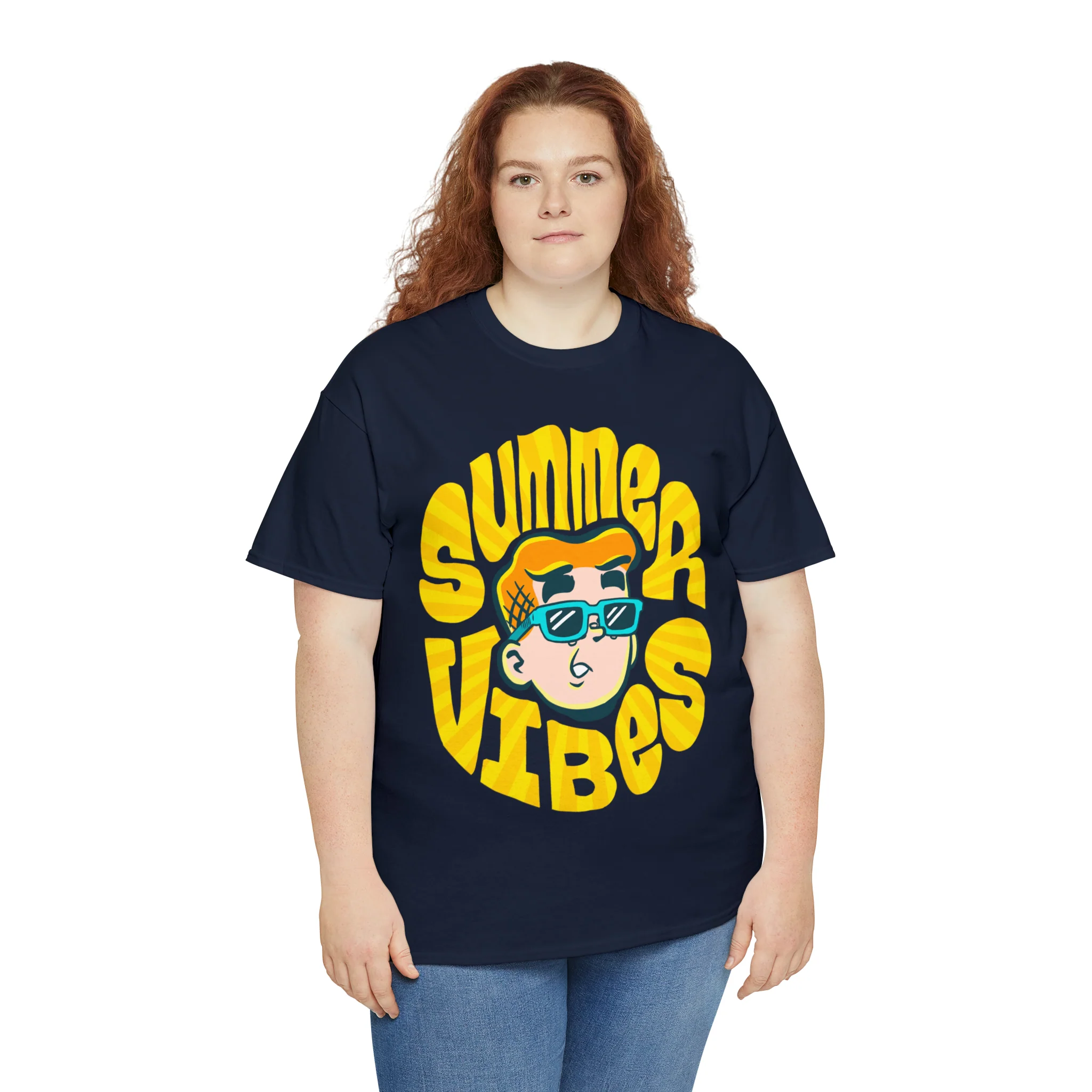 Summer Vibes Graphic Tee (Unisex Heavy Cotton Tee) featuring Archie - Image 71