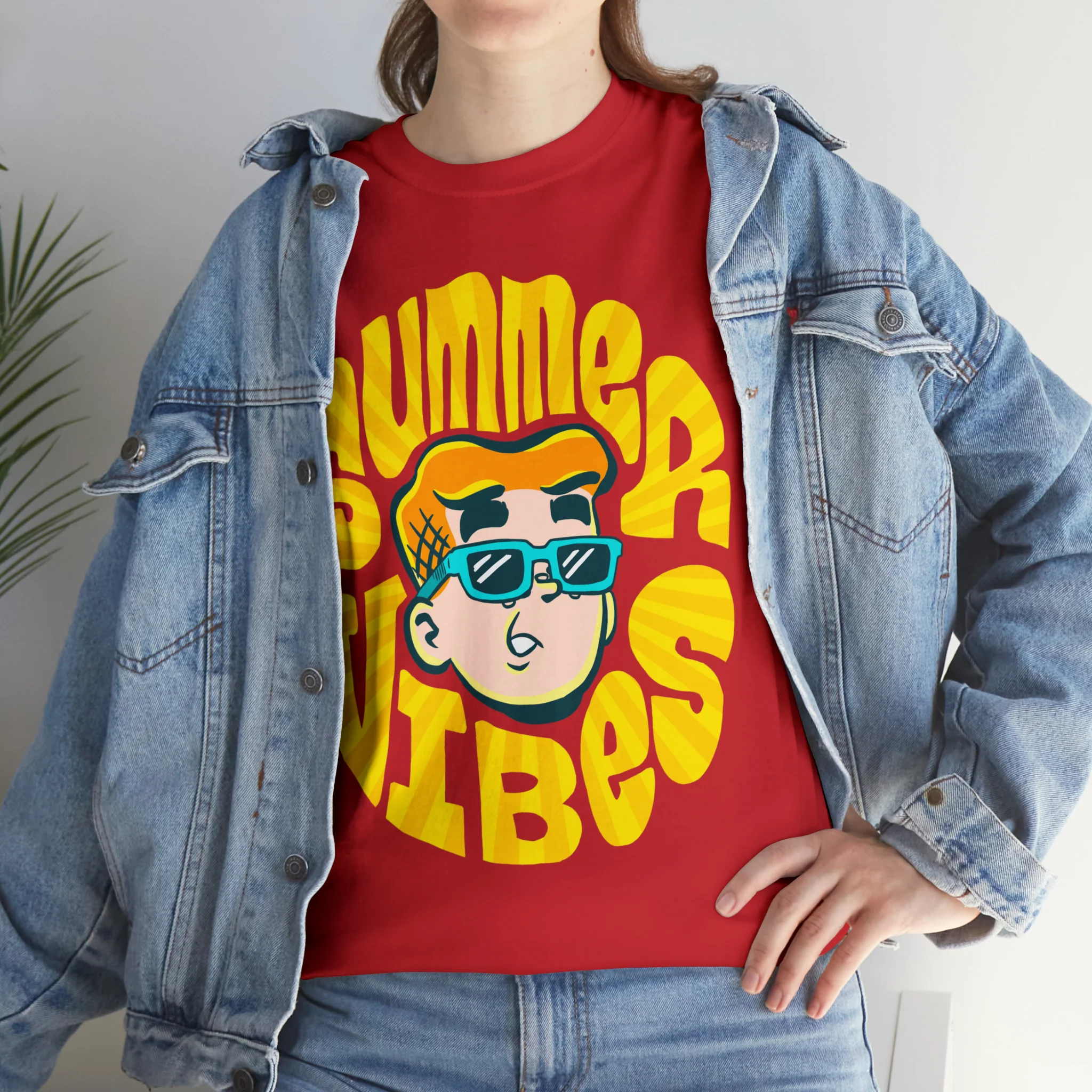 Summer Vibes Graphic Tee (Unisex Heavy Cotton Tee) featuring Archie - Image 84