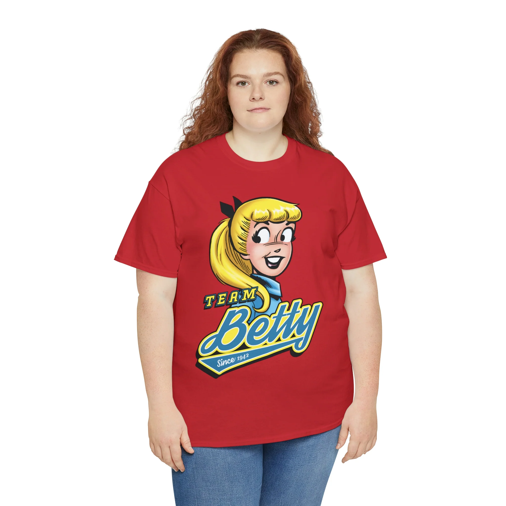 Team Betty Graphic Tee (Unisex Heavy Cotton Tee) featuring Betty Cooper - Image 106