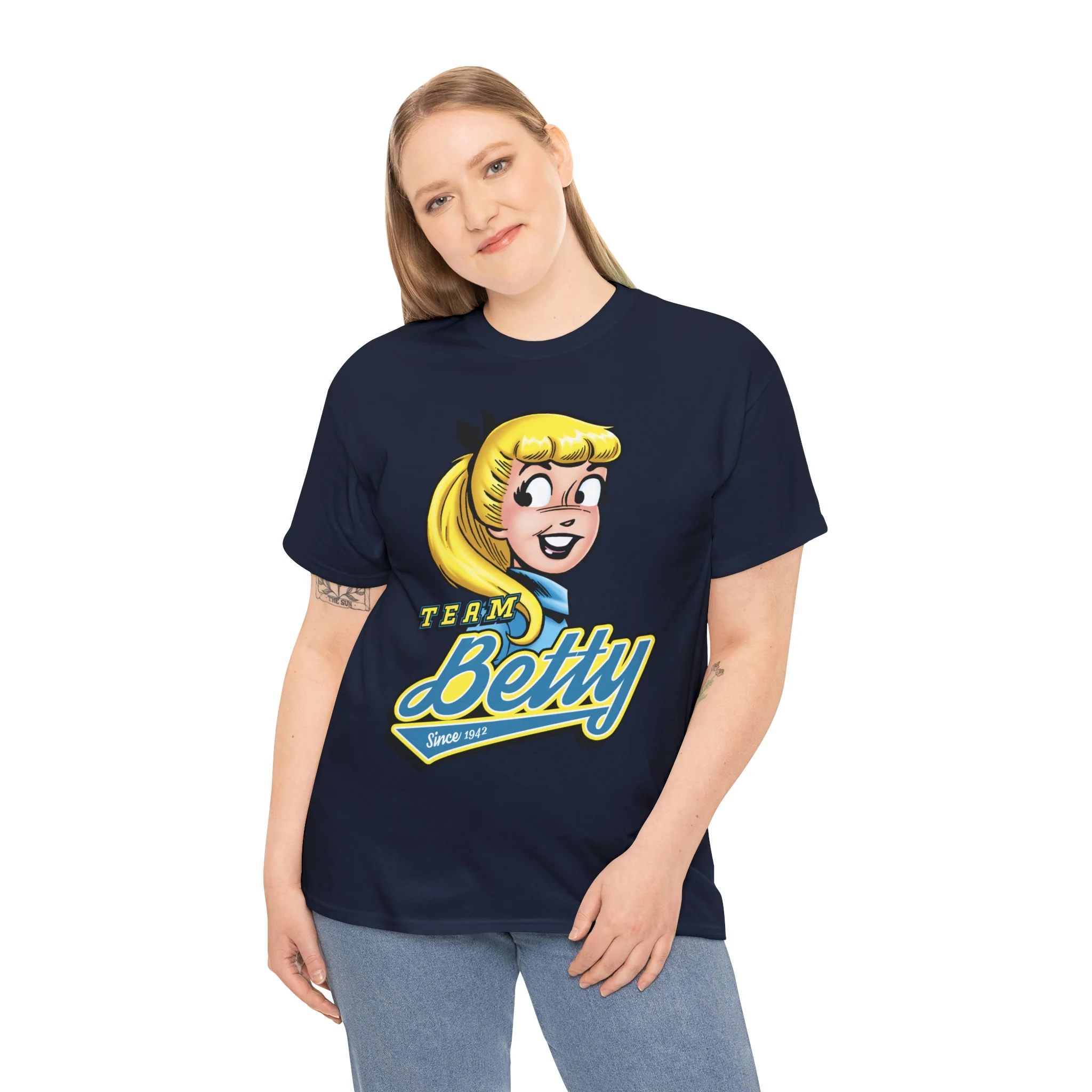 Team Betty Graphic Tee (Unisex Heavy Cotton Tee) featuring Betty Cooper - Image 81