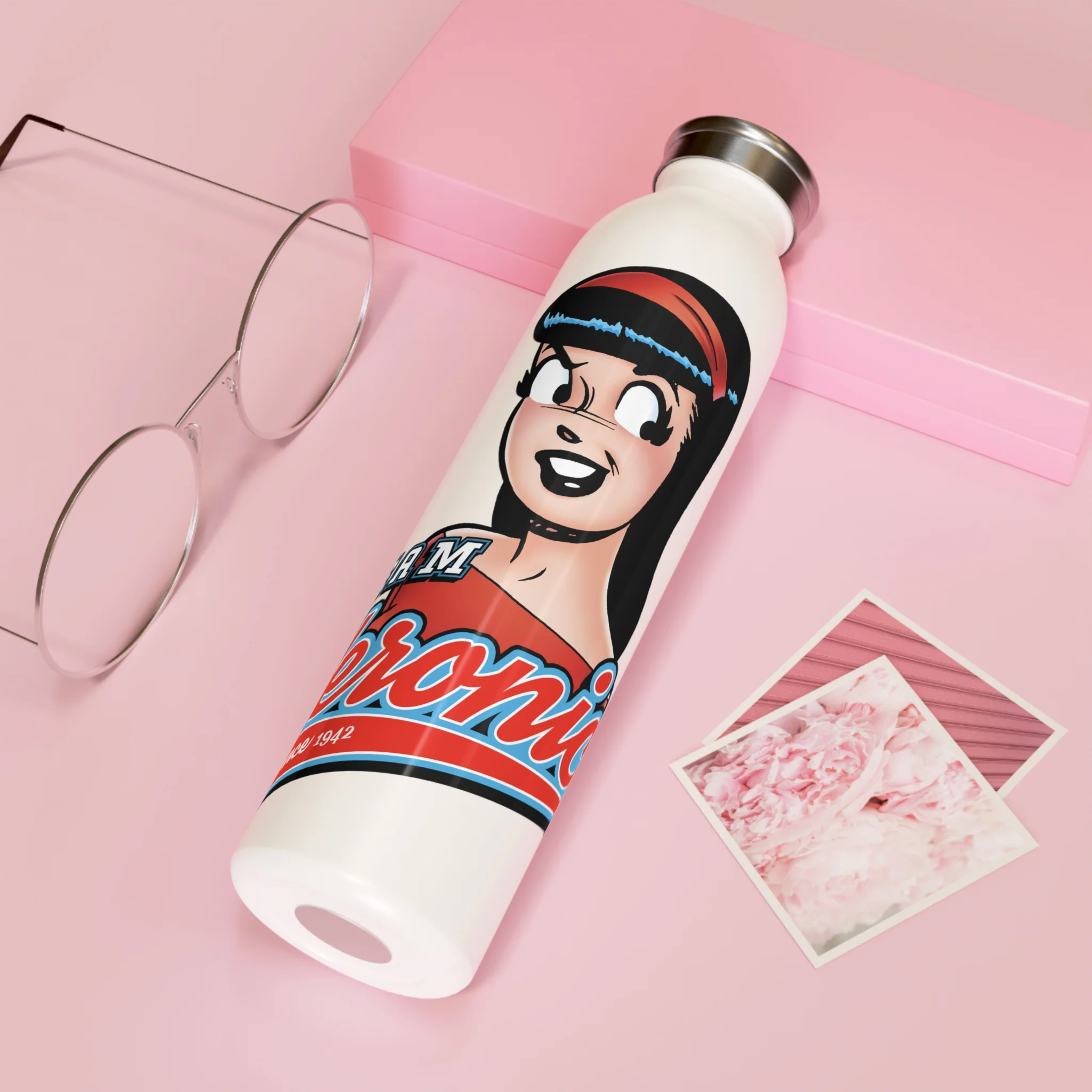 Team Veronica Stainless Steal 20oz Slim Water Bottle Featuring Veronica Lodge - Image 7