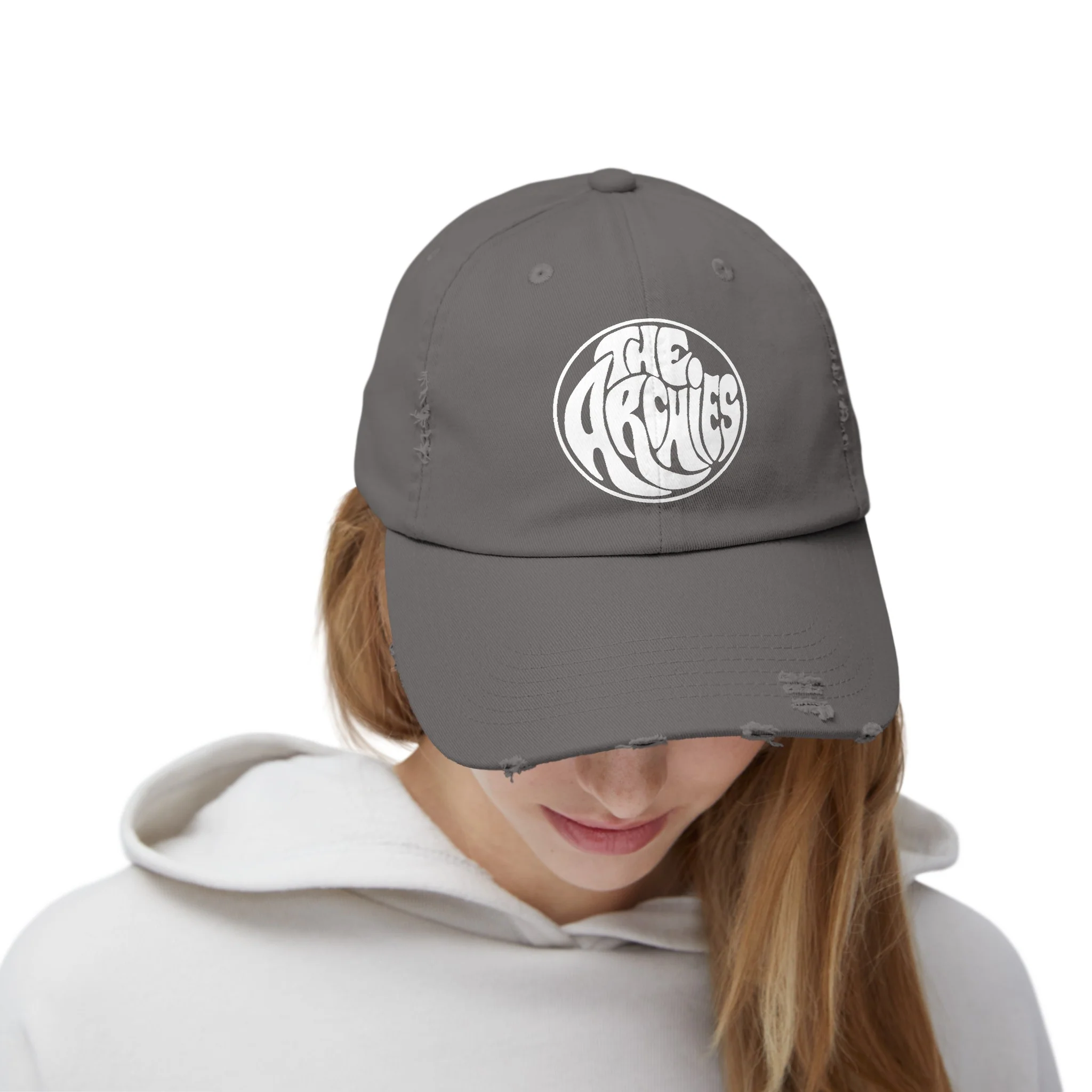 The Archies Band Circle Design Logo Unisex Distressed Hat (Baseball Cap) - Image 24
