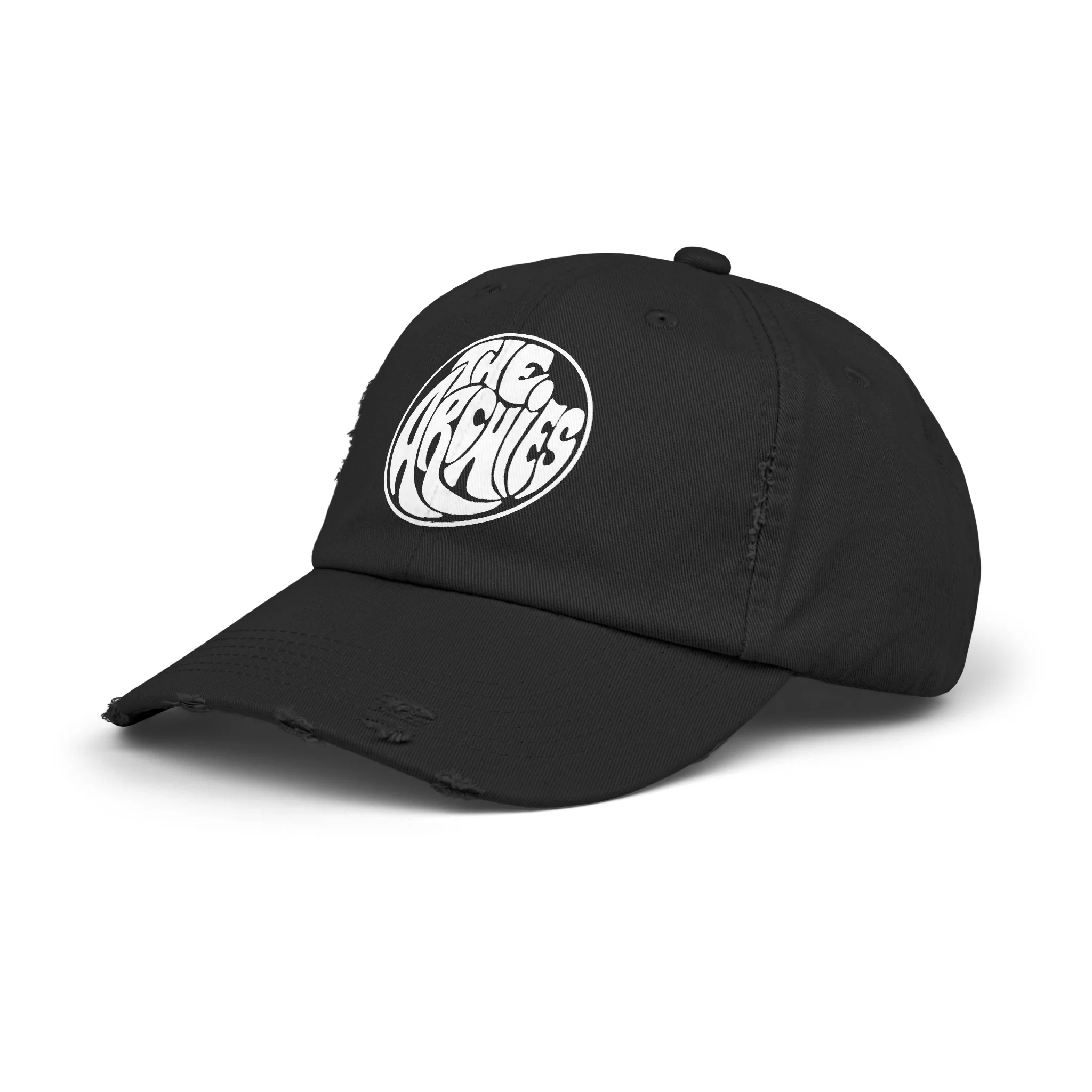 The Archies Band Circle Design Logo Unisex Distressed Hat (Baseball Cap) - Image 7