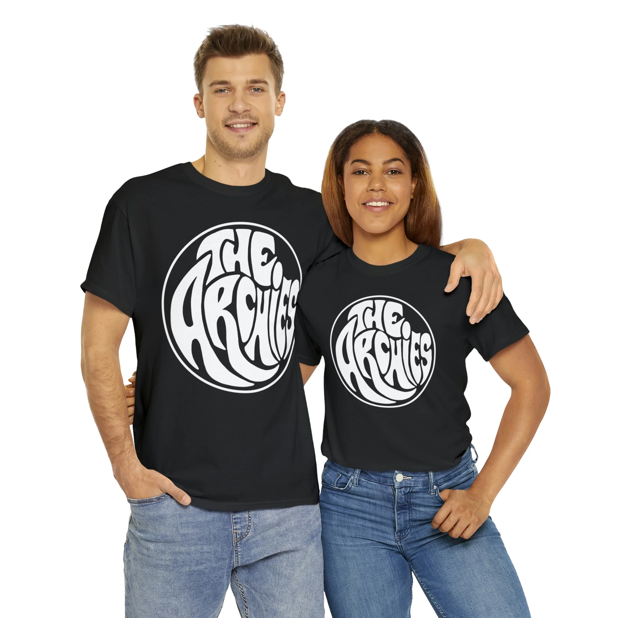The Archies Band Circle Design T-Shirt (Unisex Heavy Cotton Tee) - Image 22