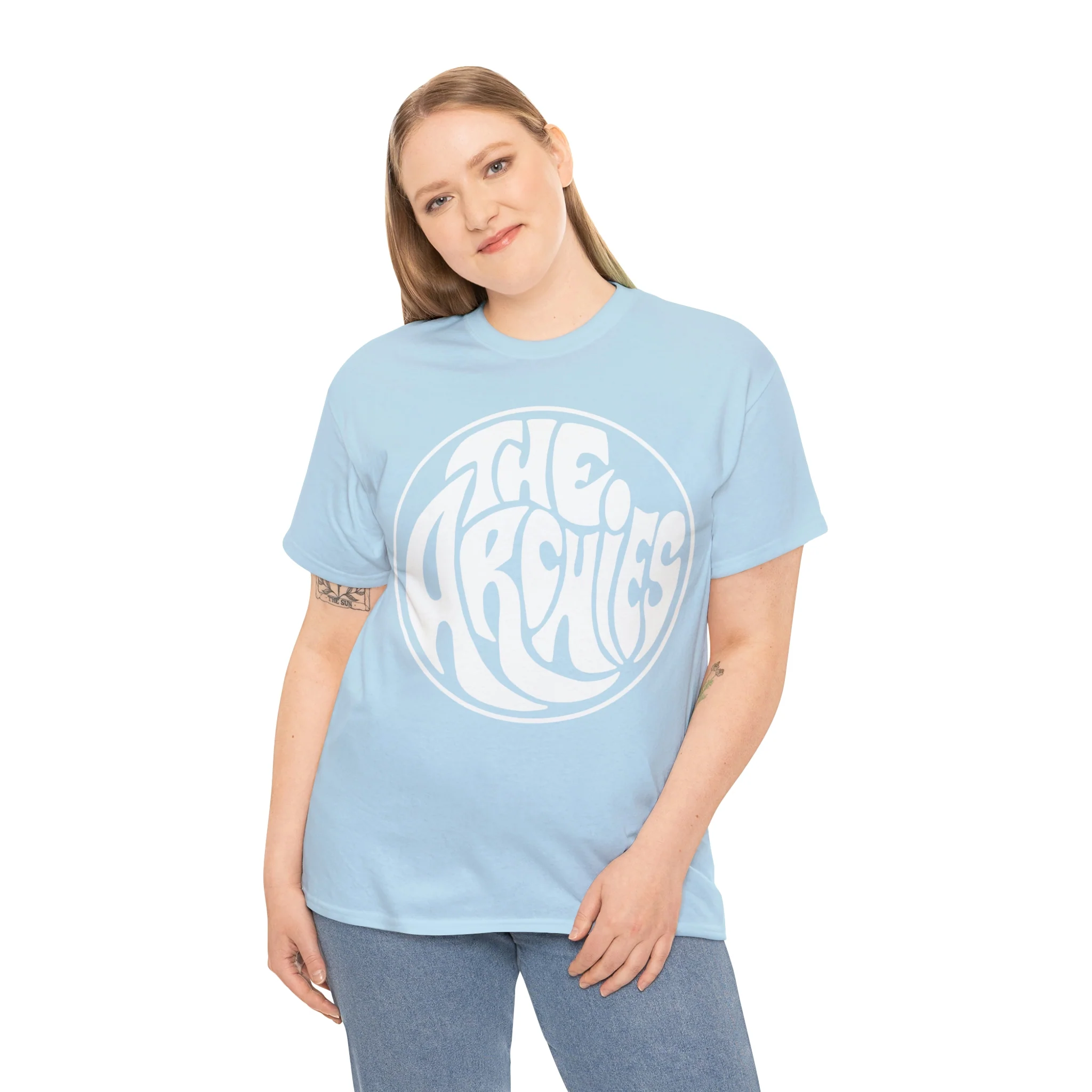 The Archies Band Circle Design T-Shirt (Unisex Heavy Cotton Tee) - Image 76