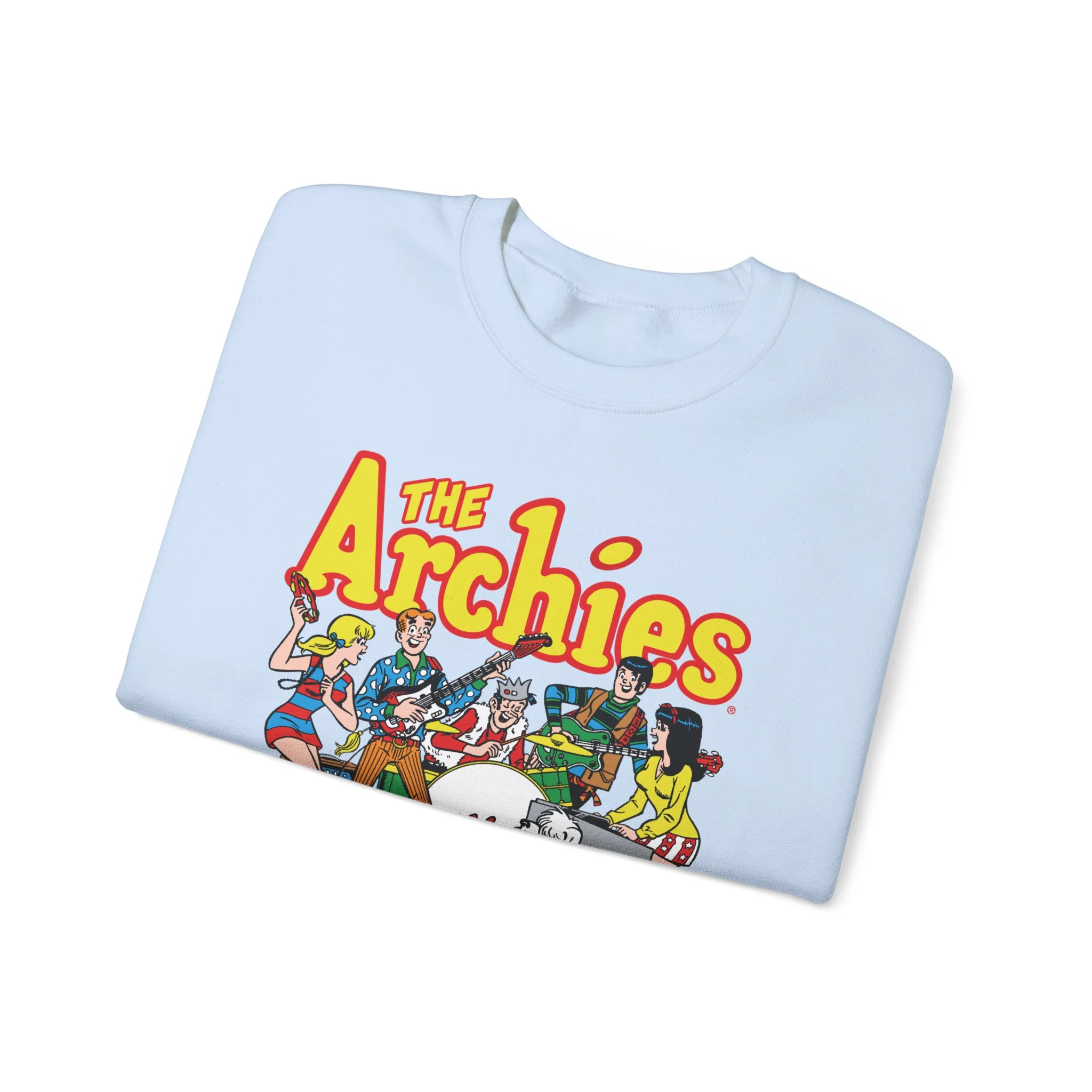 The Archies Sugar Sugar Unisex Heavy Blend™ Crewneck Sweatshirt featuring Archie, Betty, Veronica, Jughead, Reggie, and Hot Dog - Image 31