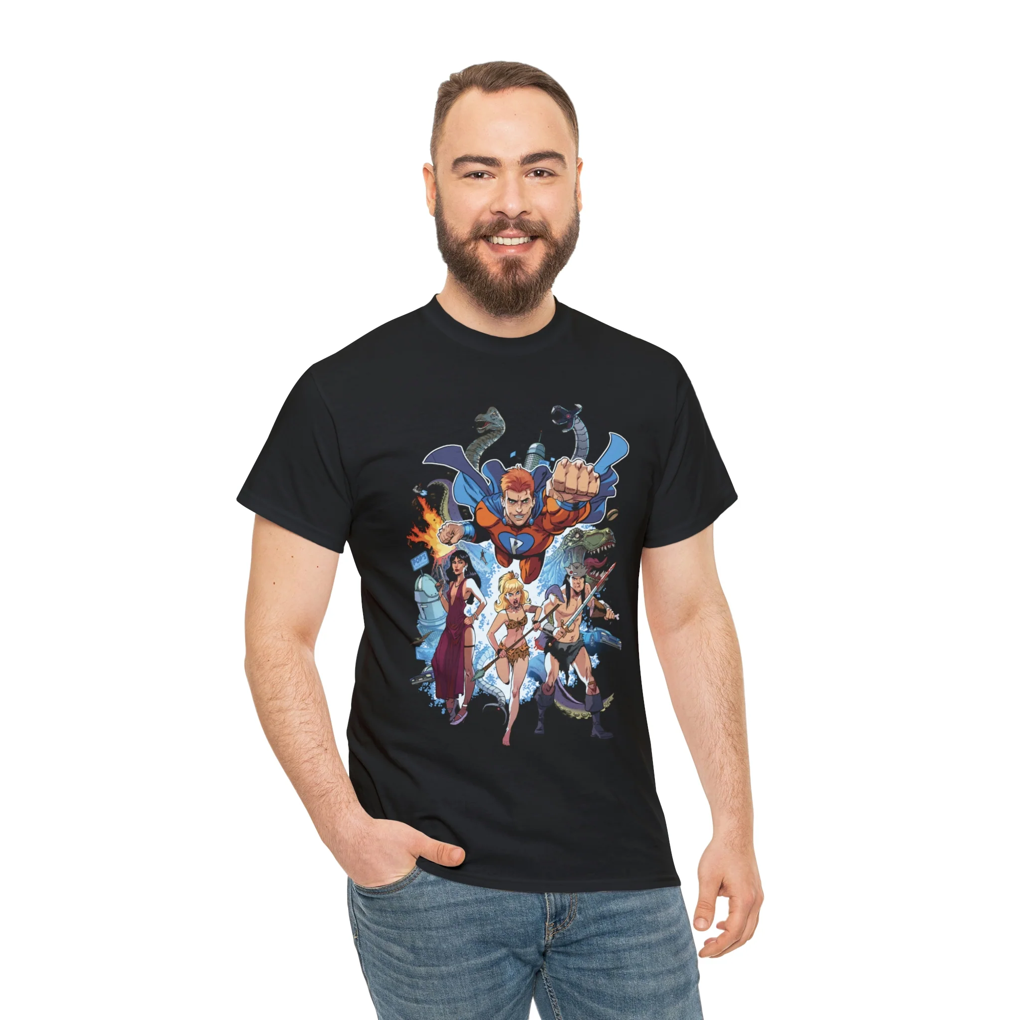 The Best Archie Comics Ever T-Shirt (Unisex Heavy Cotton Tee) featuring Archie, Betty, Veronica, and Jughead - Image 29