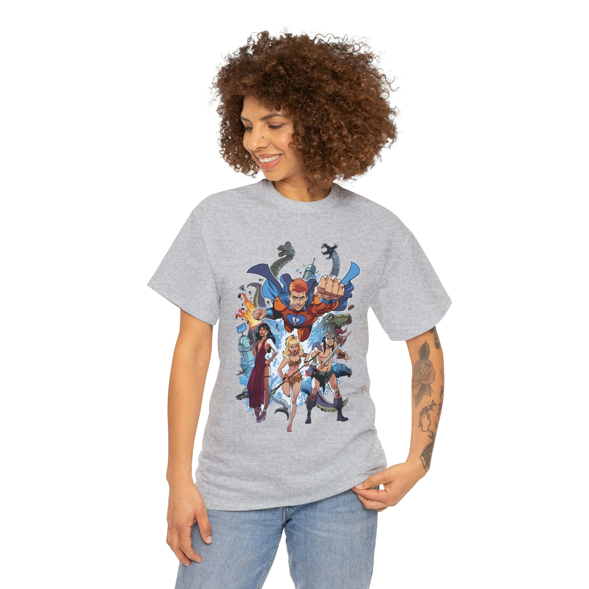 The Best Archie Comics Ever T-Shirt (Unisex Heavy Cotton Tee) featuring Archie, Betty, Veronica, and Jughead - Image 3