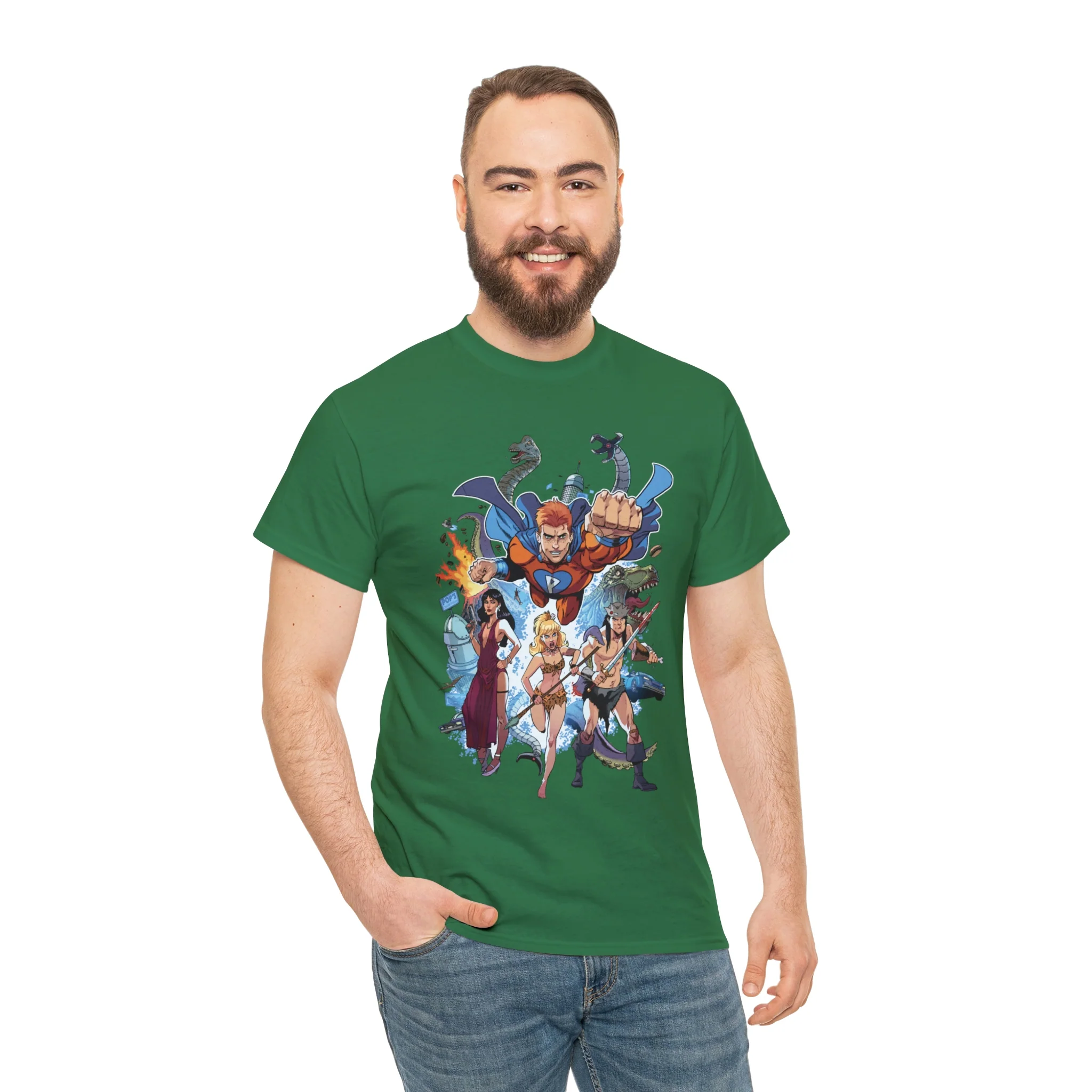 The Best Archie Comics Ever T-Shirt (Unisex Heavy Cotton Tee) featuring Archie, Betty, Veronica, and Jughead - Image 65