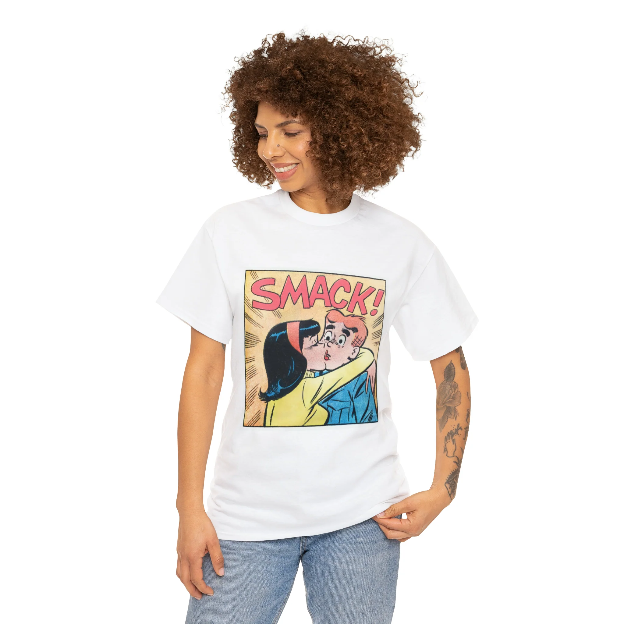 Varchie Graphic T-Shirt (Unisex Heavy Cotton Tee) featuring Archie and Veronica - Image 15